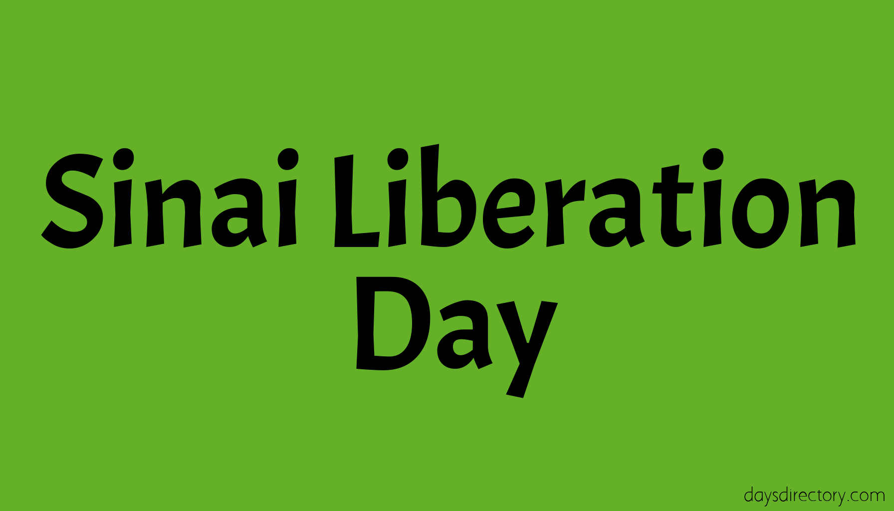 Sinai Liberation Day