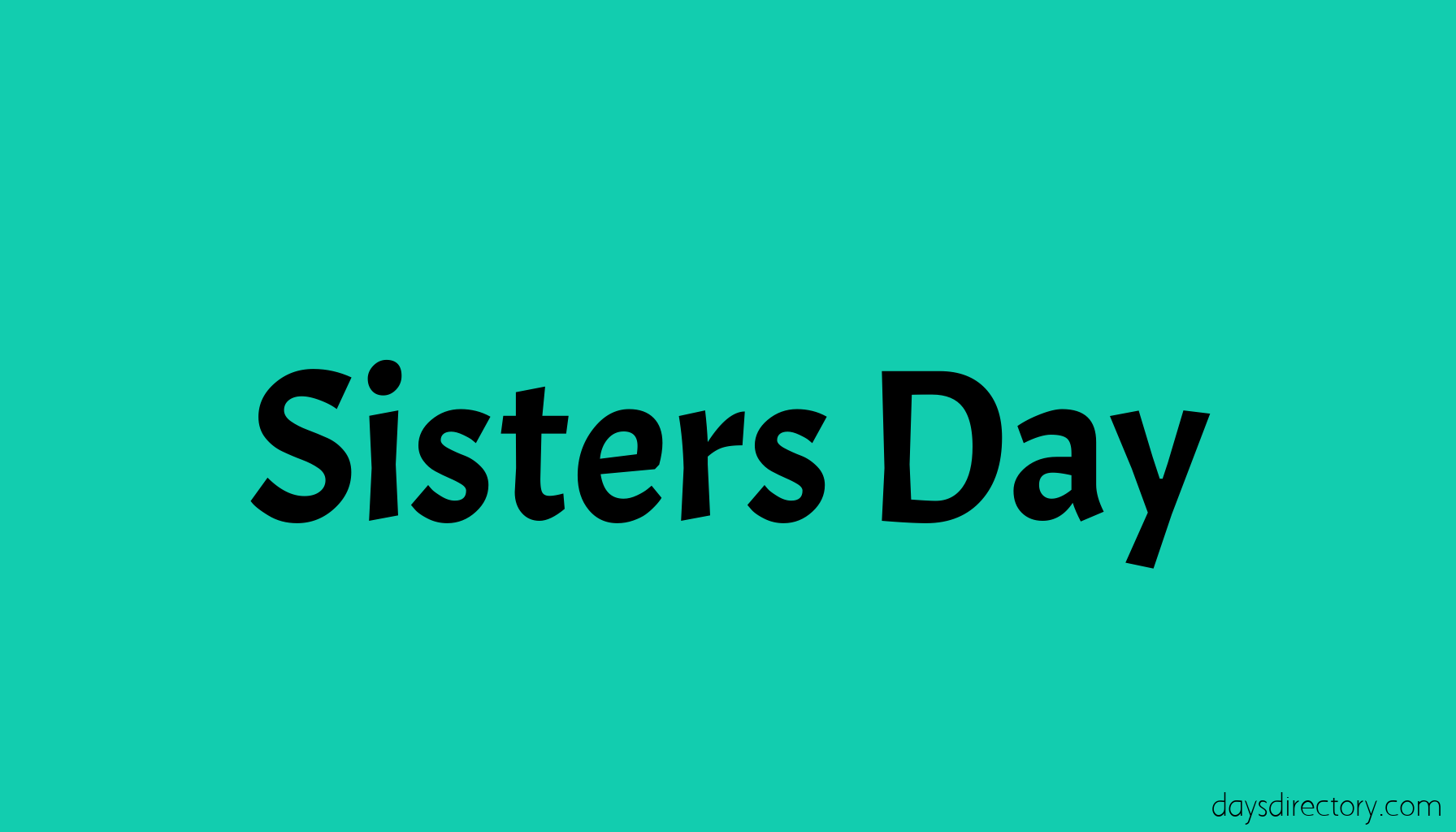 Sisters Day