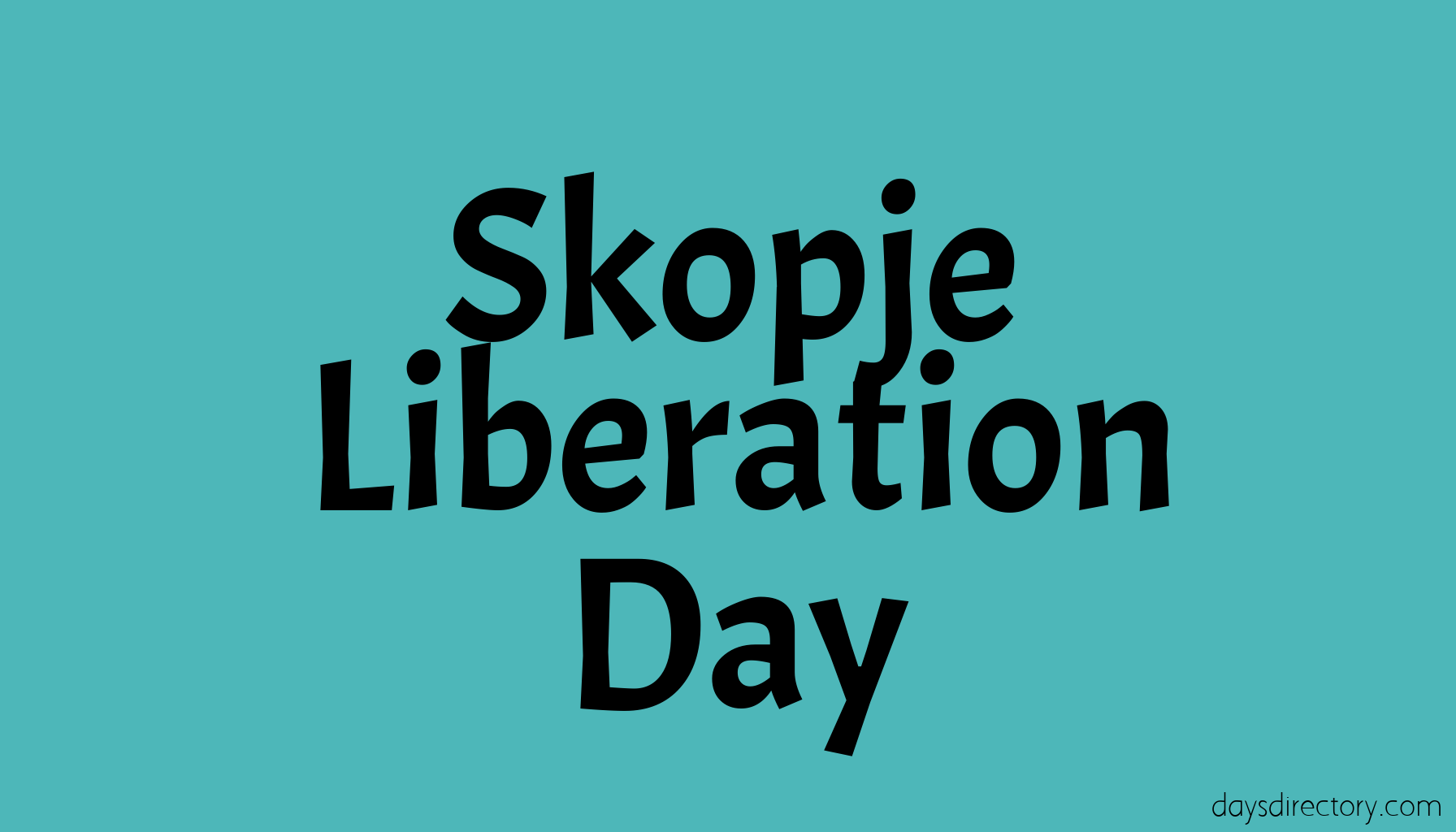 Skopje Liberation Day
