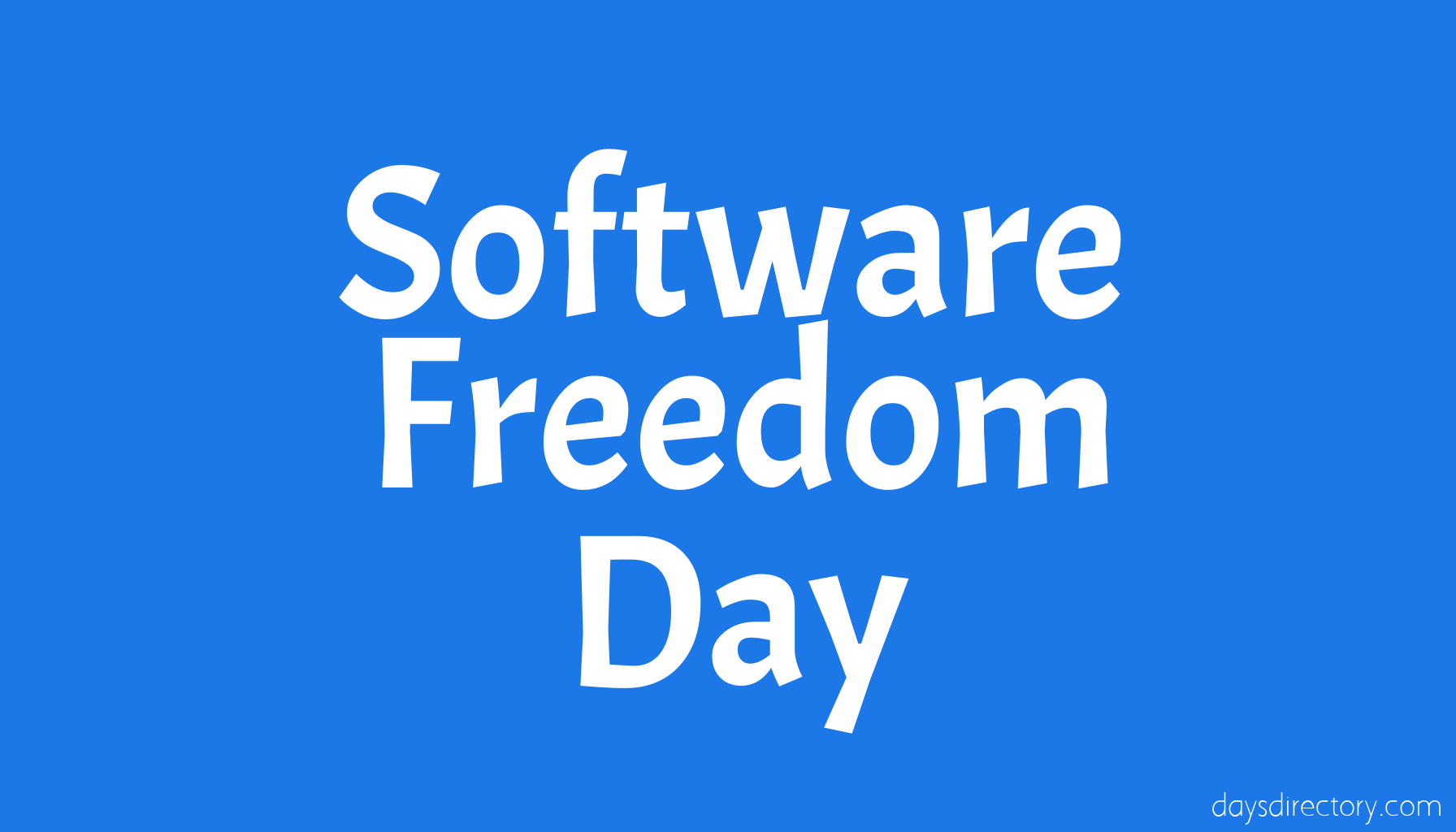 Software Freedom Day