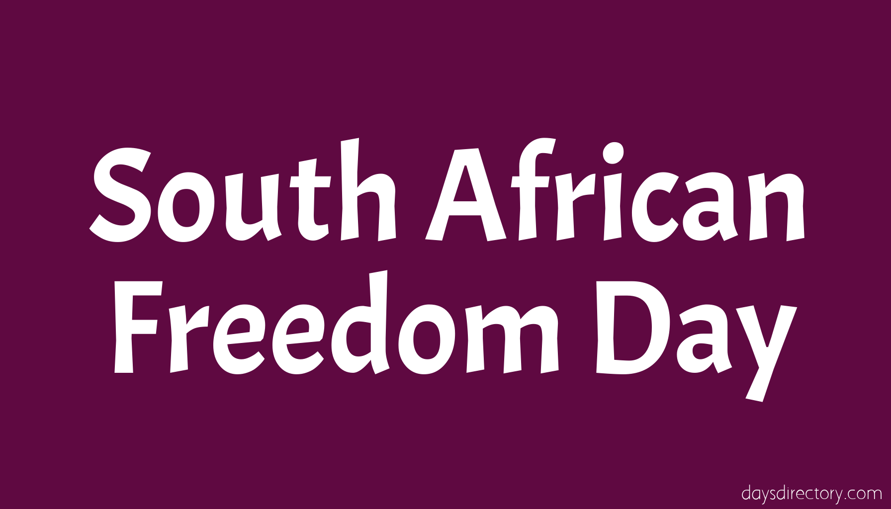 South African Freedom Day