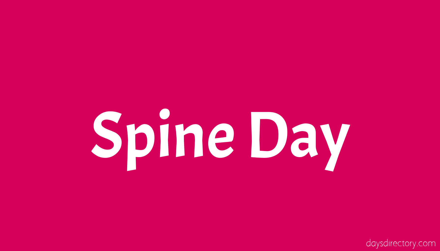 Spine Day