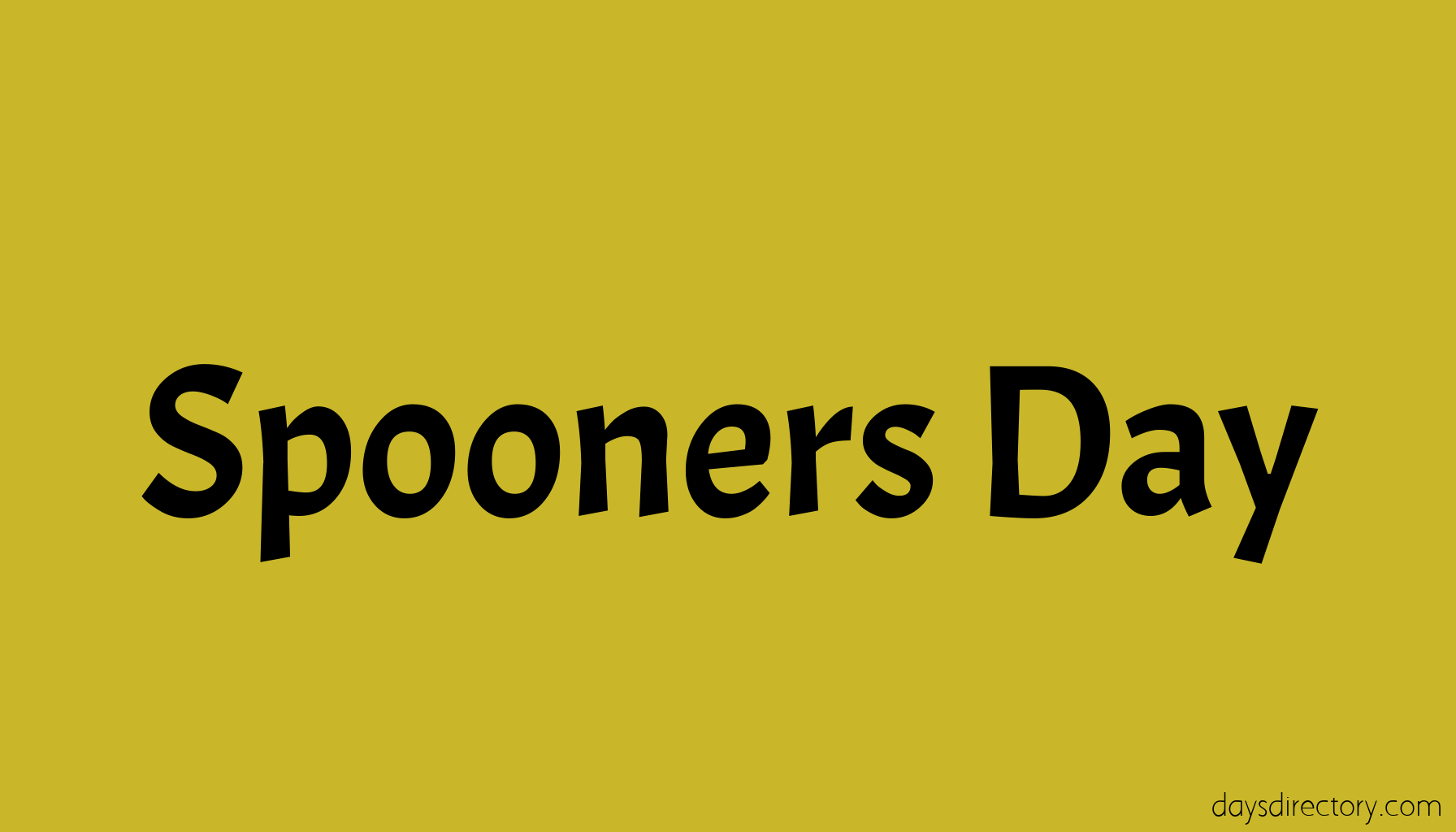 Spooners Day