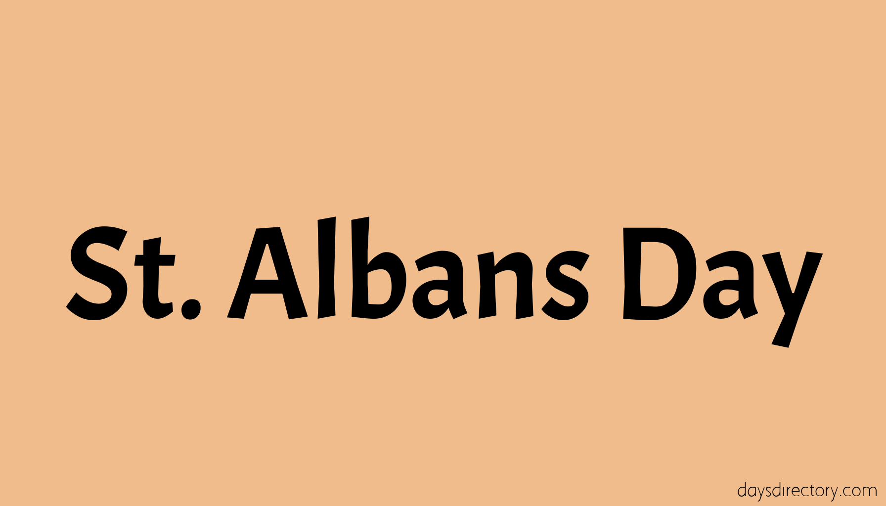 St. Albans Day