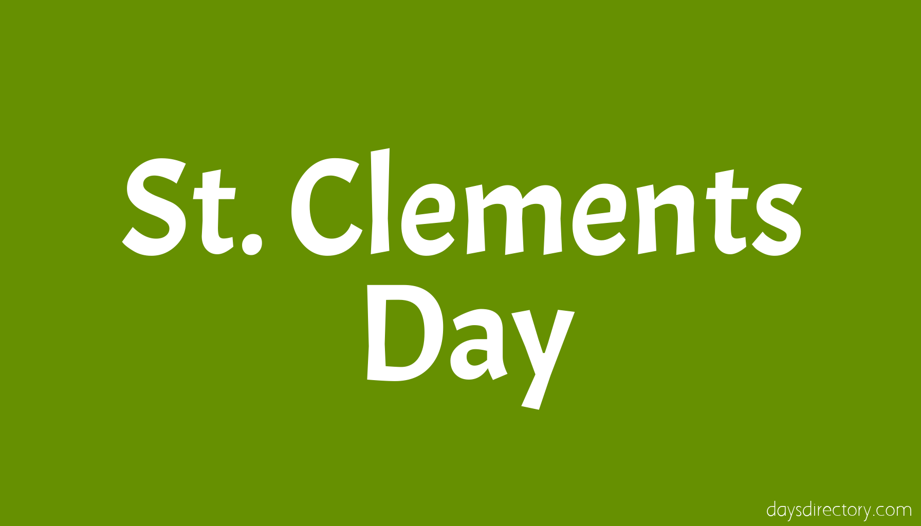 St. Clements Day