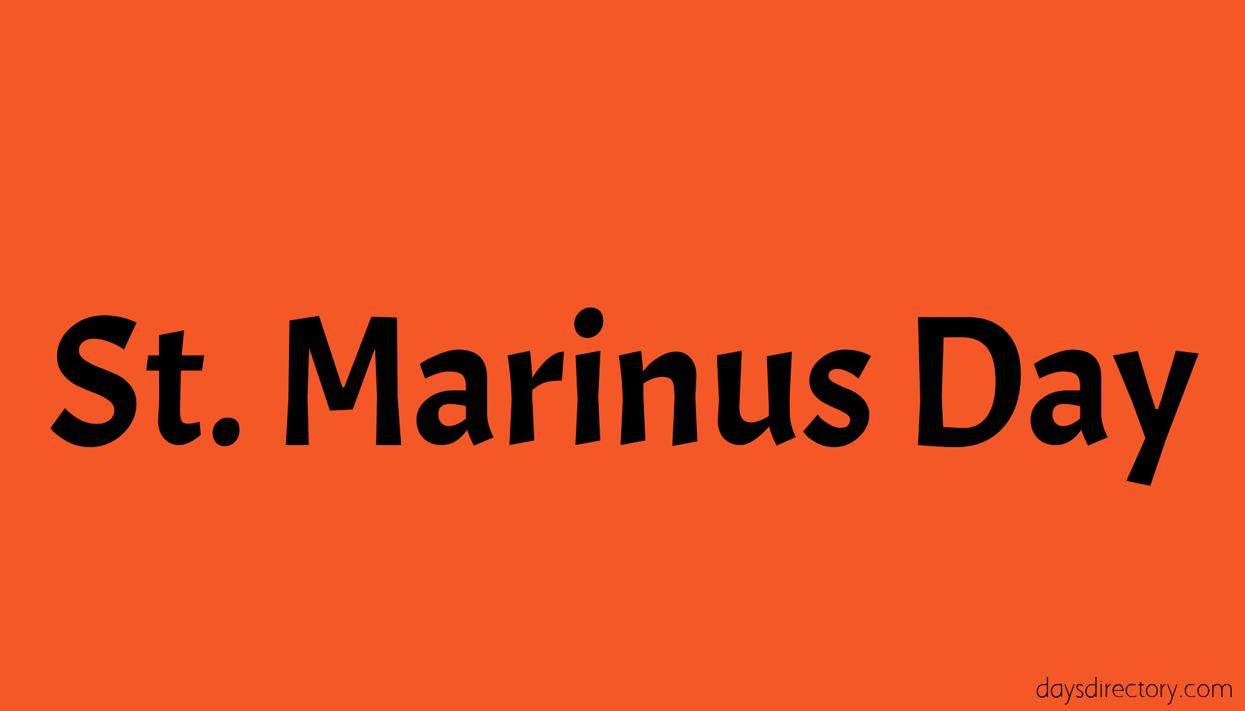 St. Marinus Day