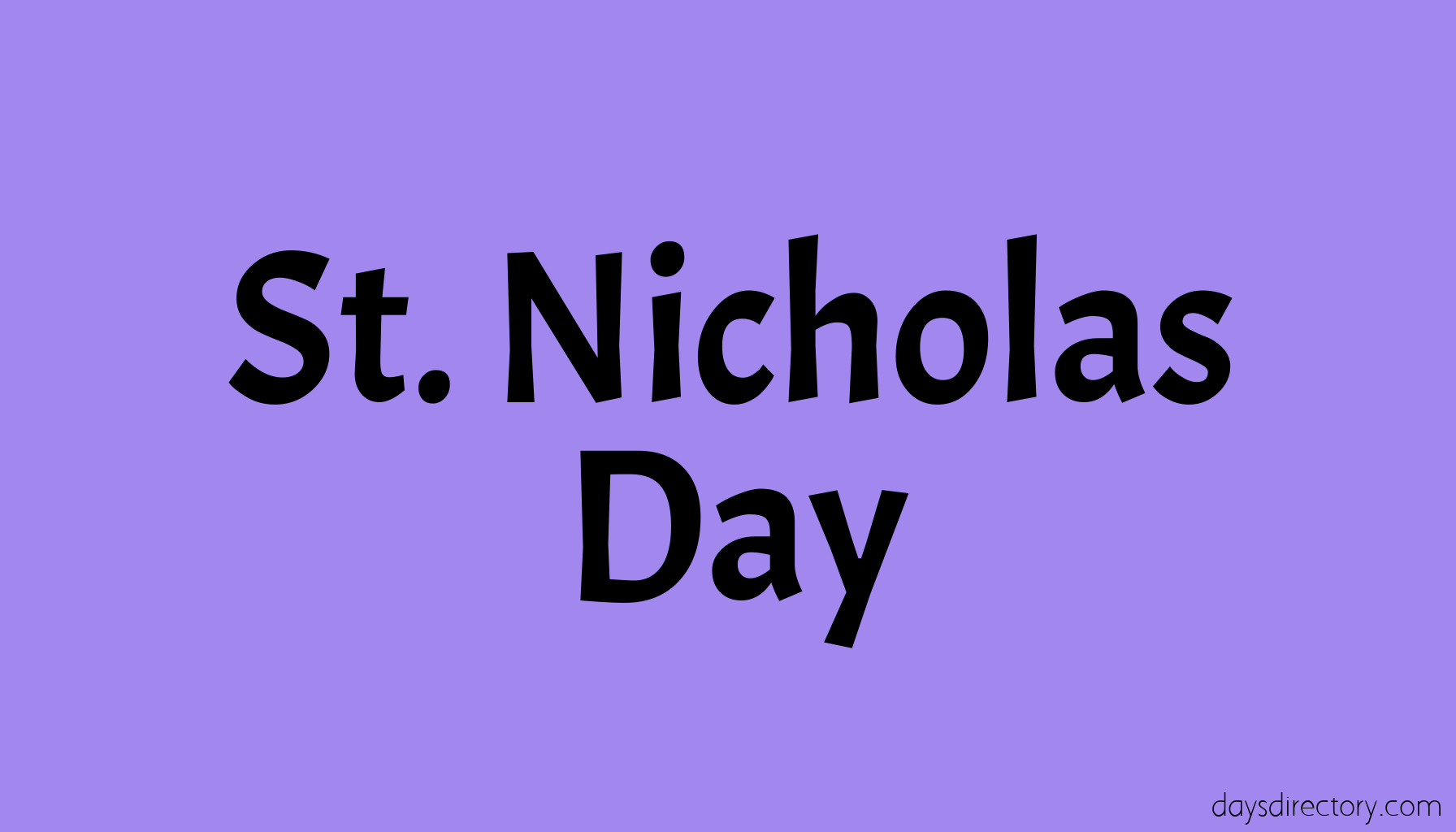 St. Nicholas Day