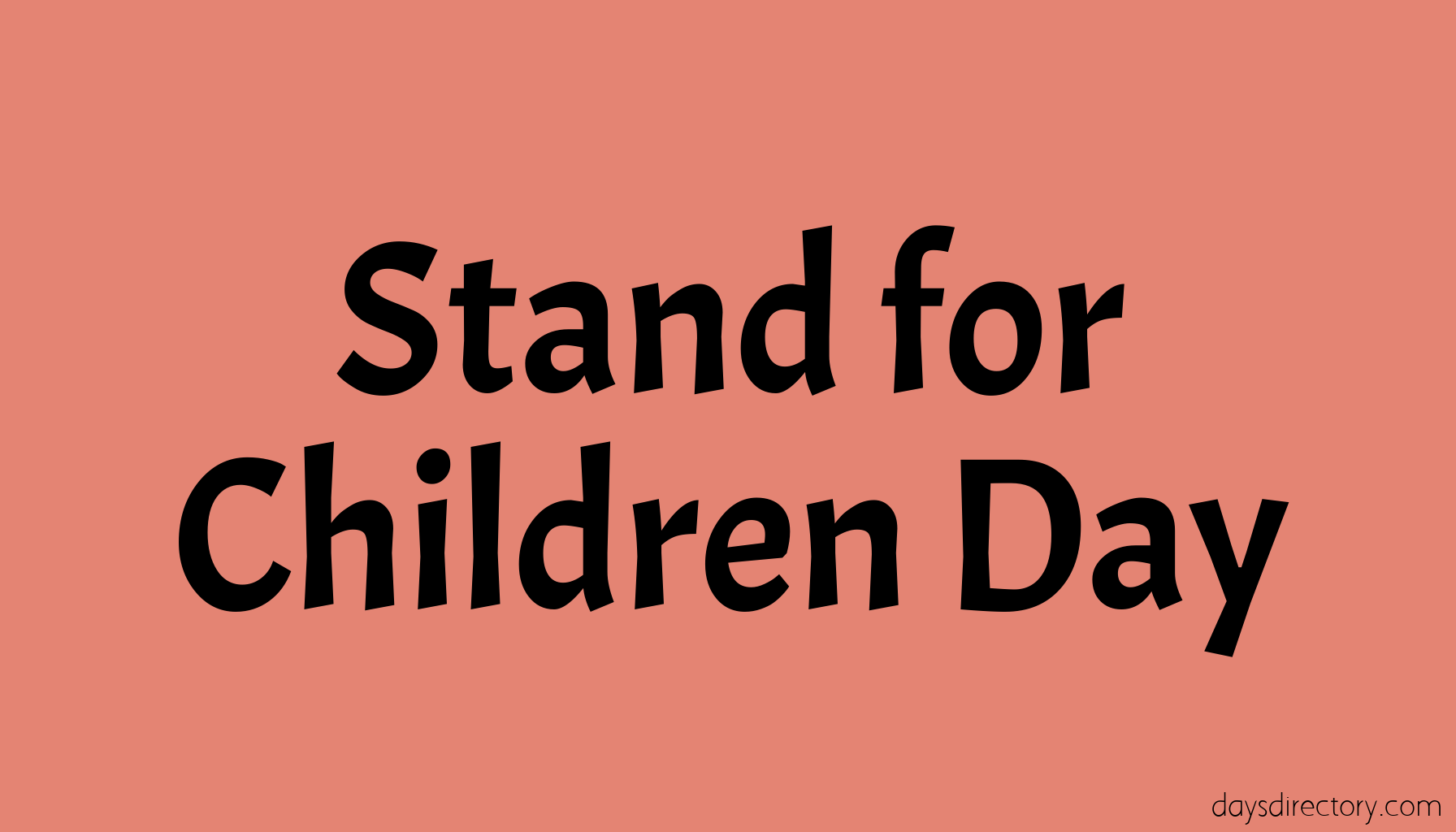 Stand for Children Day