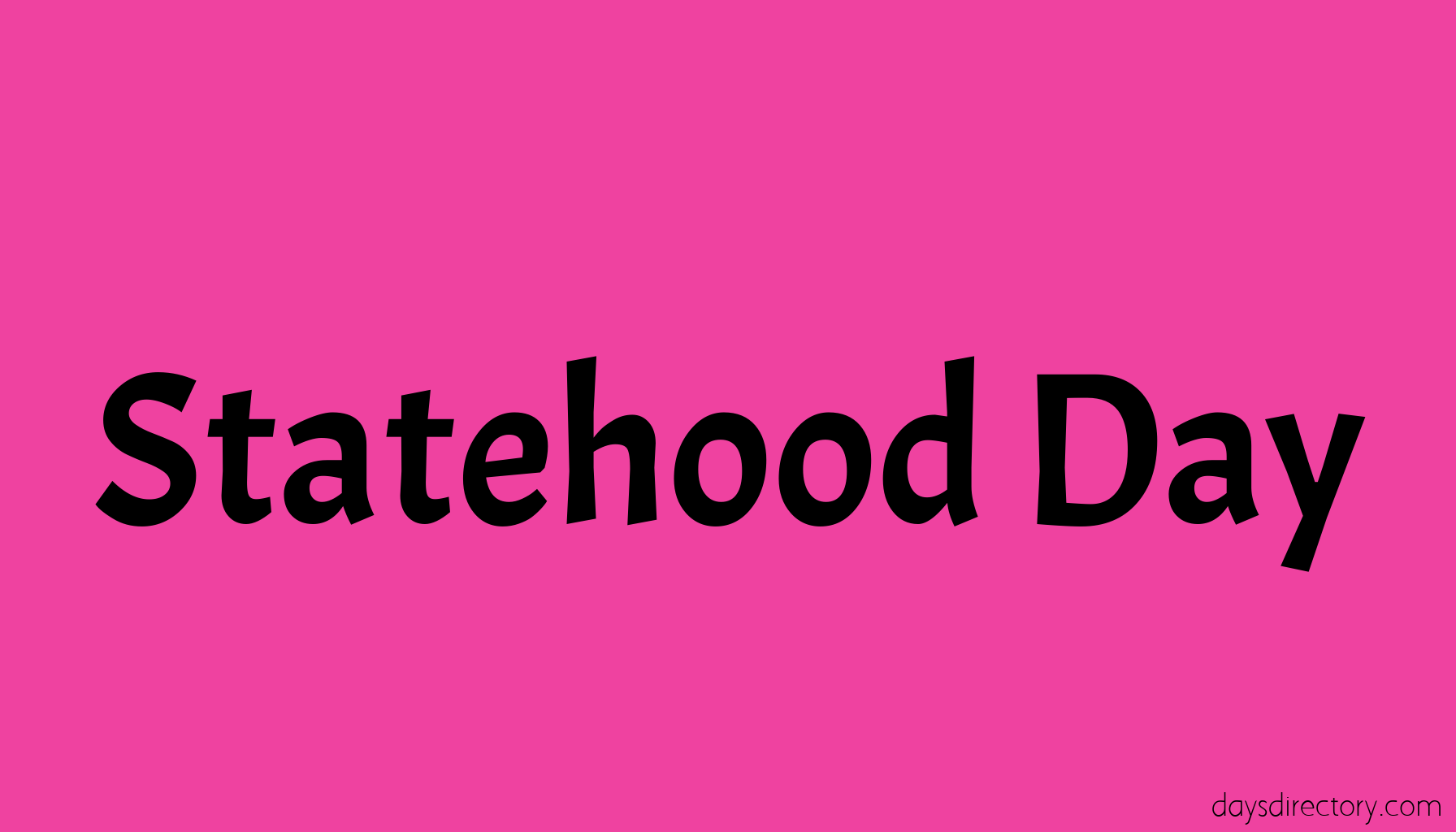 Statehood Day