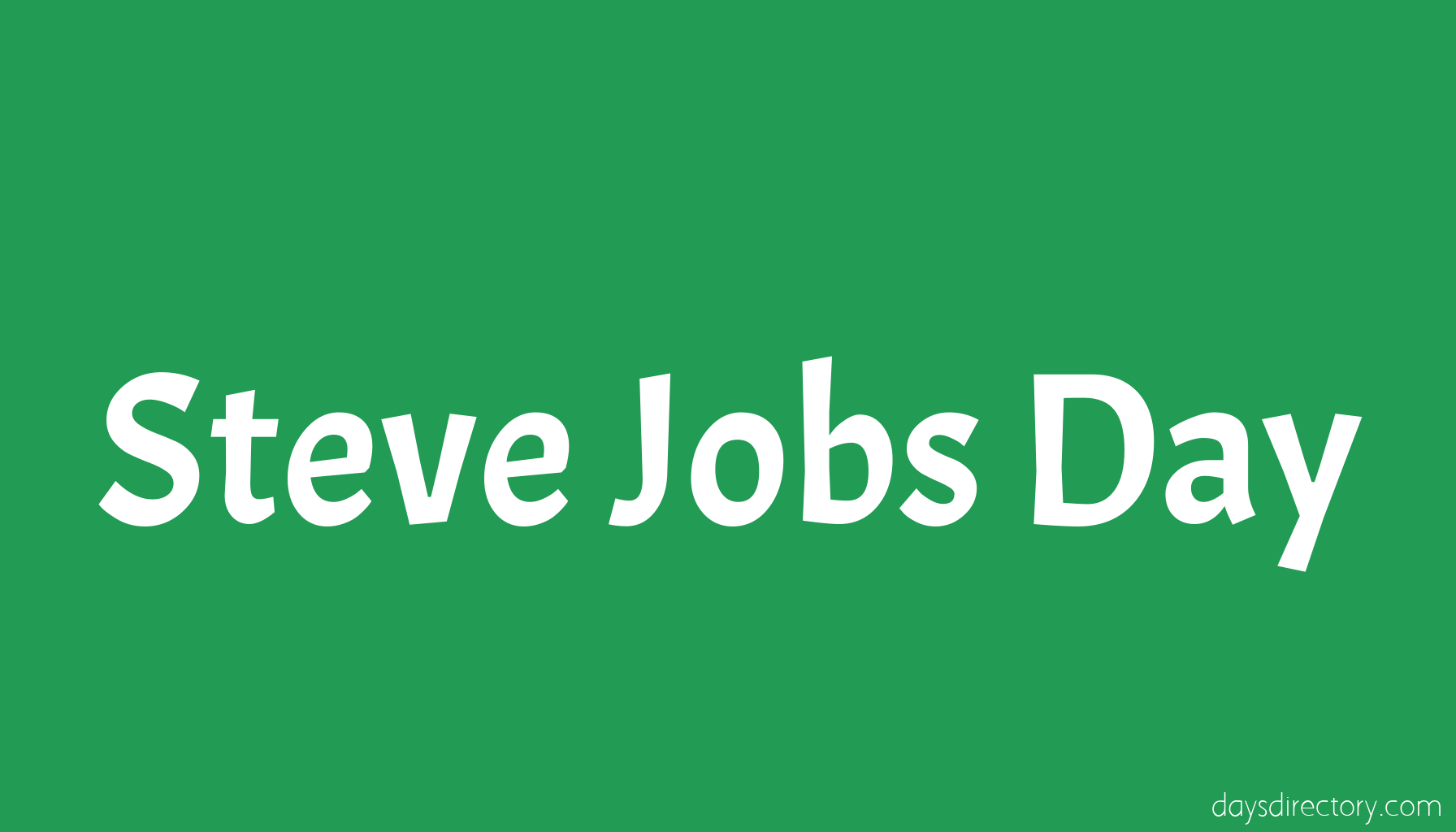 Steve Jobs Day