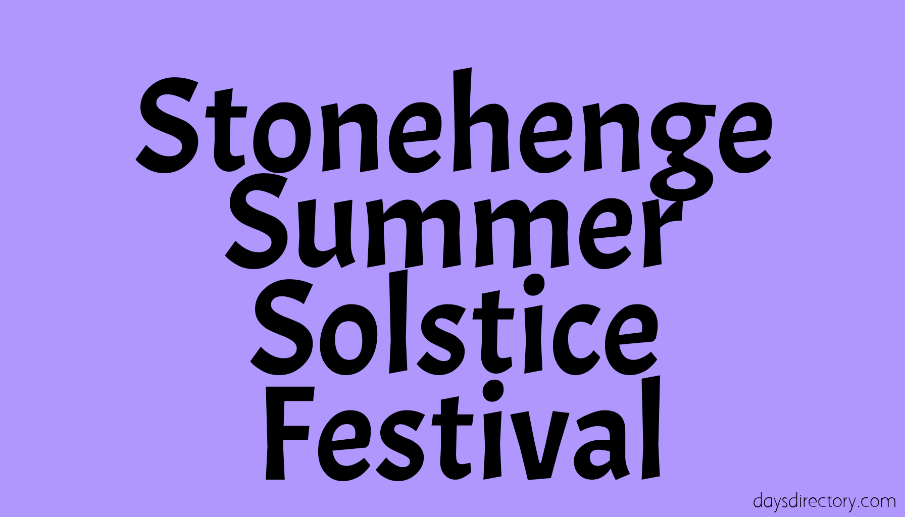Stonehenge Summer Solstice Festival