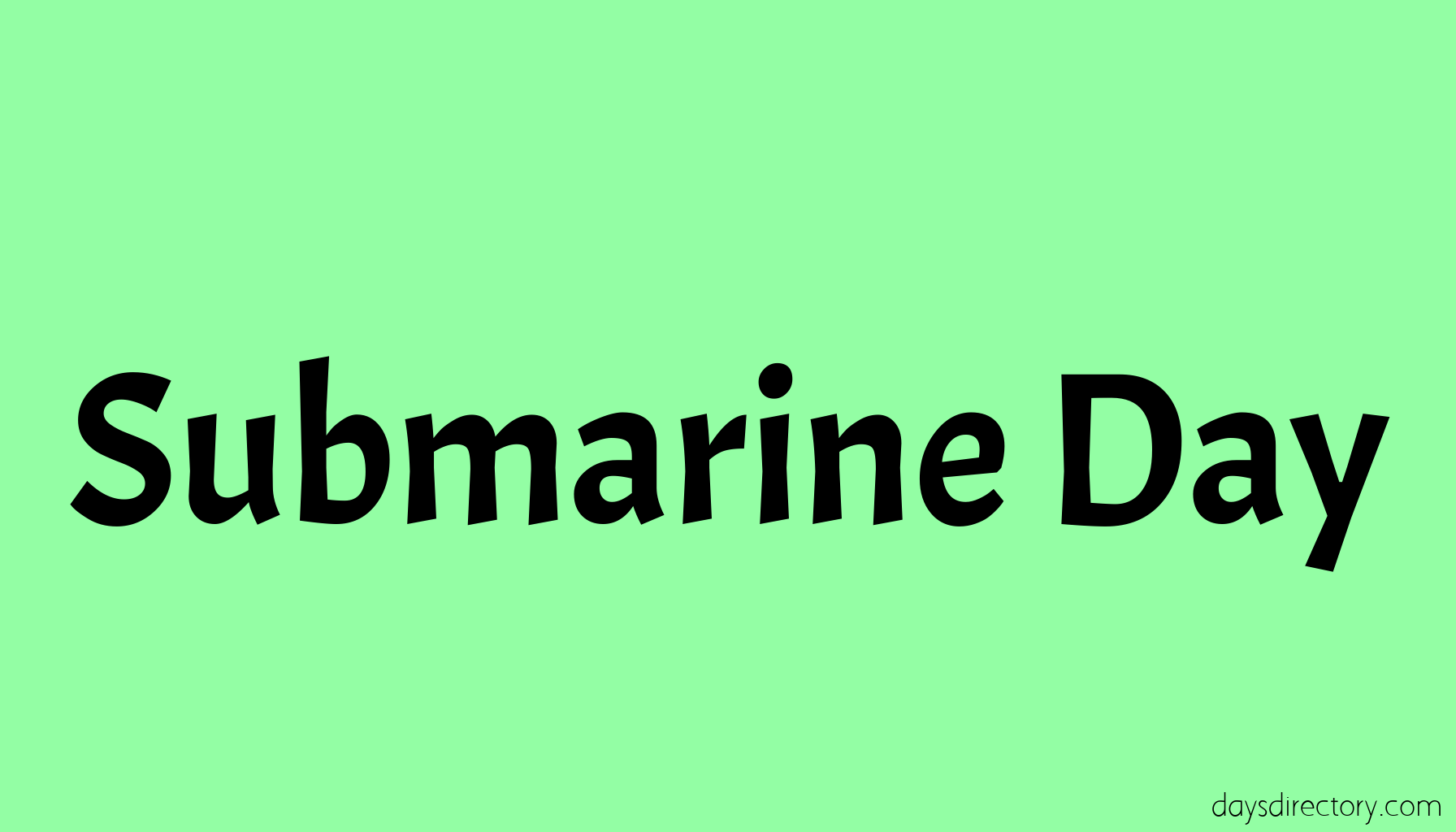 Submarine Day