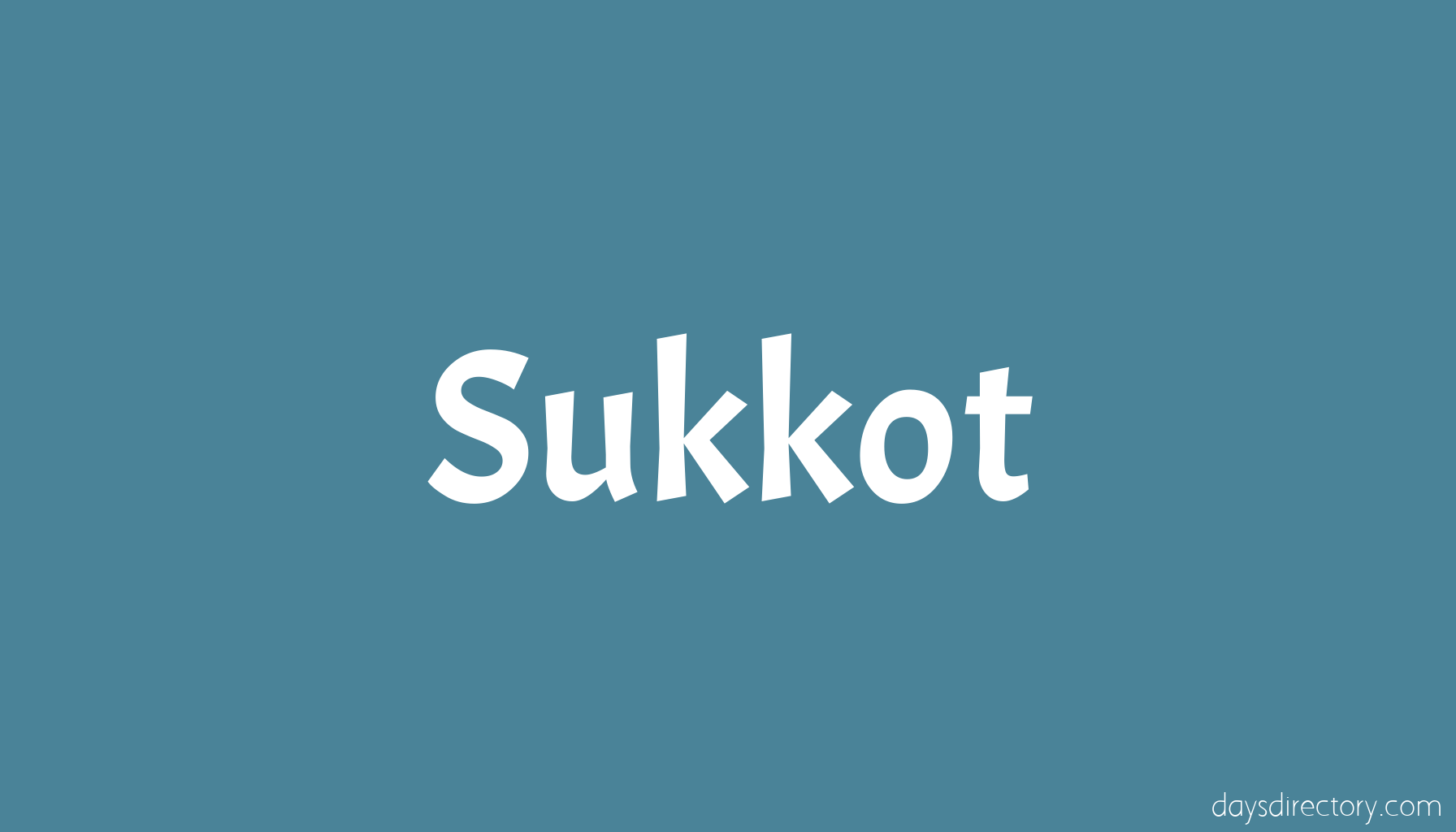 Sukkot