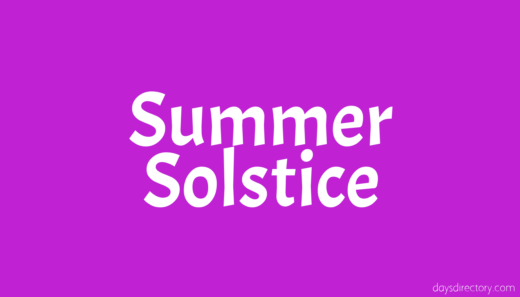 Summer Solstice