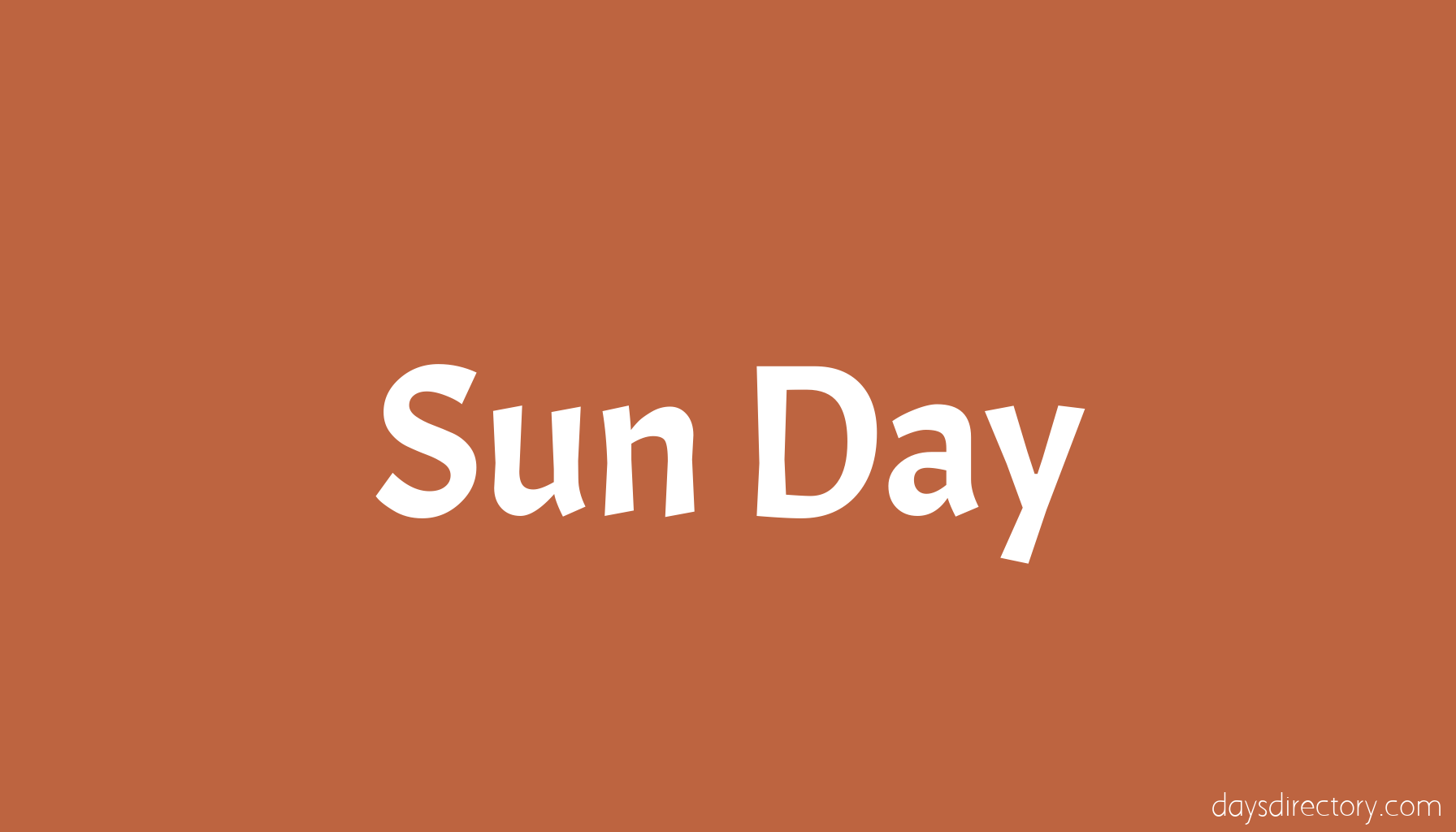 Sun Day