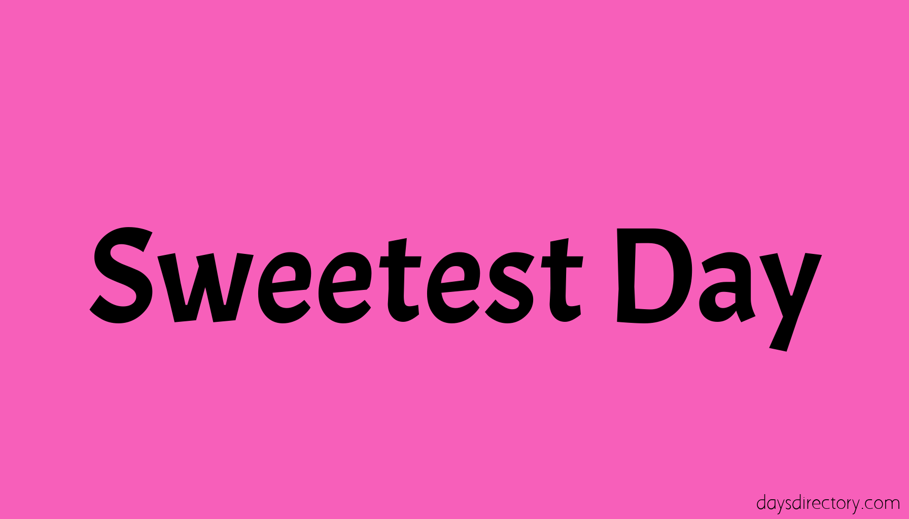 Sweetest Day