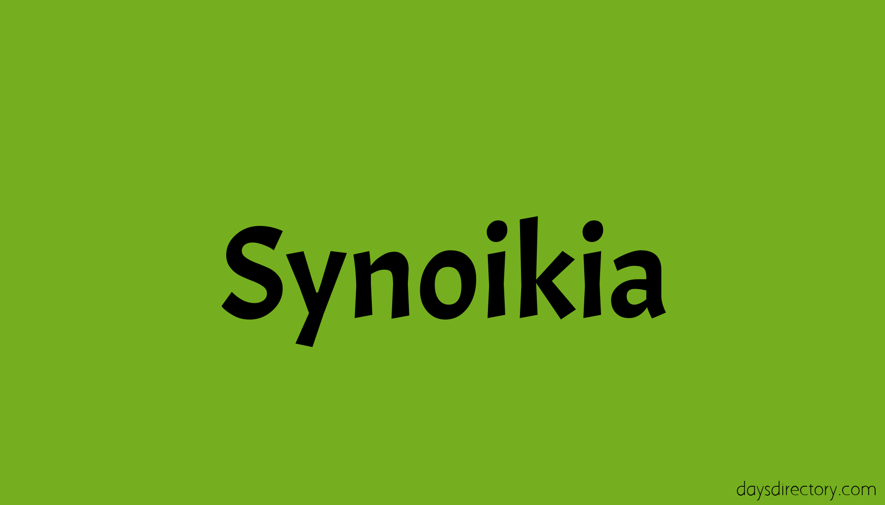 Synoikia