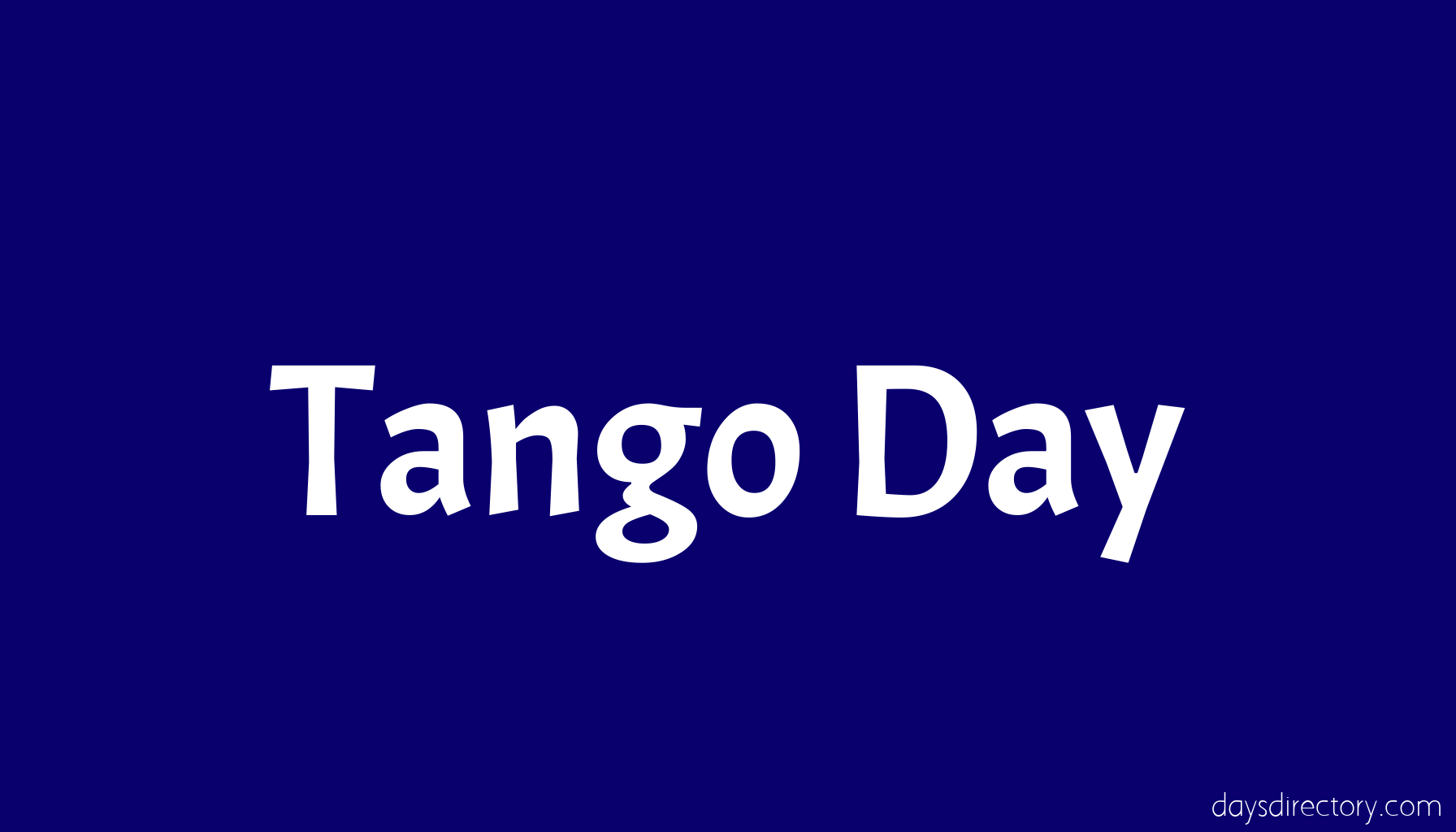 Tango Day