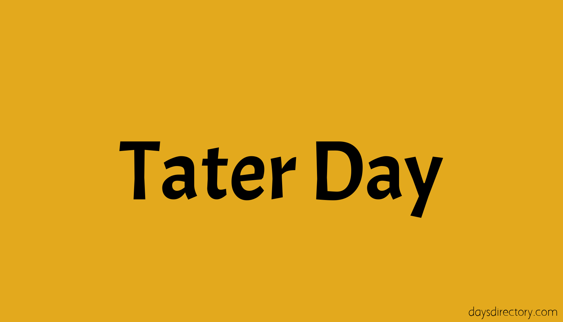 Tater Day