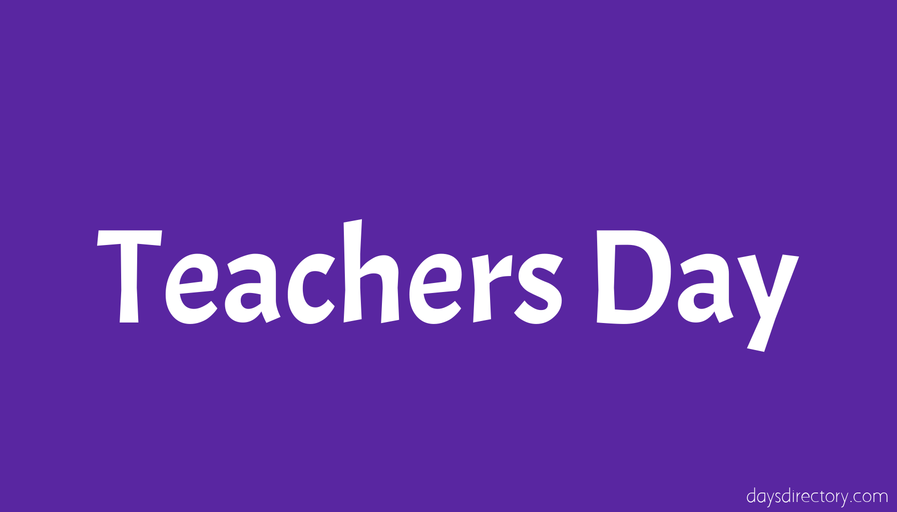 Teachers Day