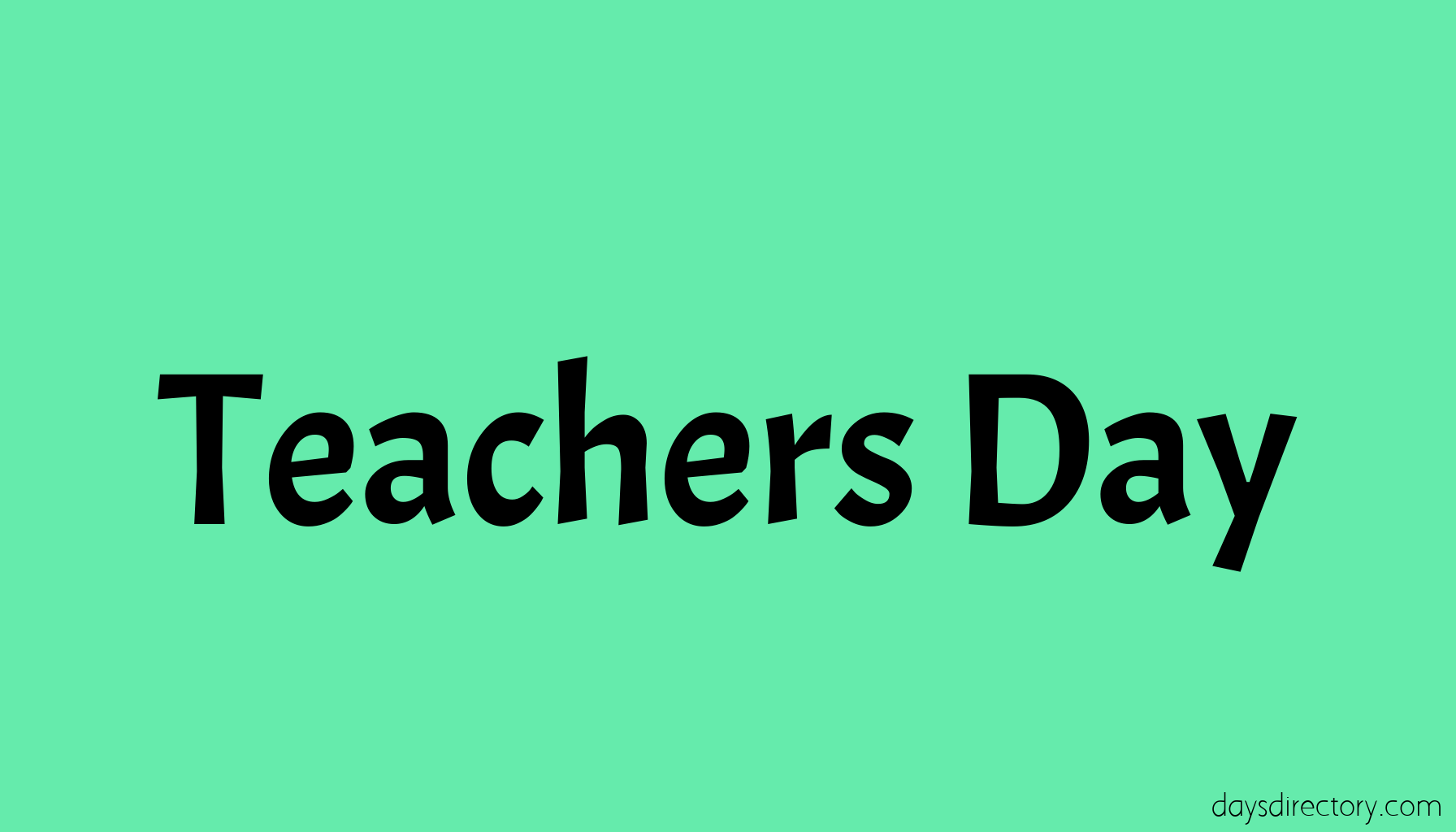 Teachers Day