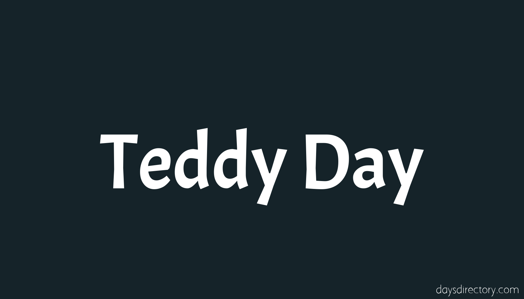 Teddy Day