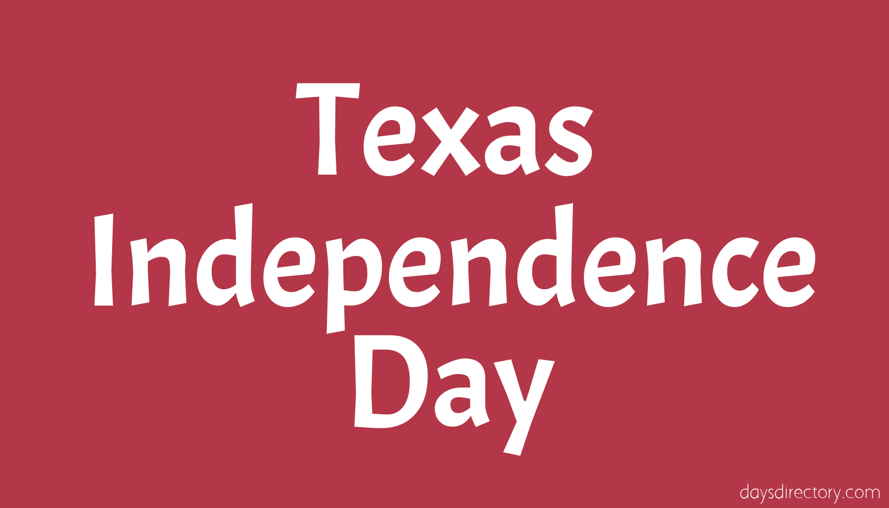 Texas Independence Day