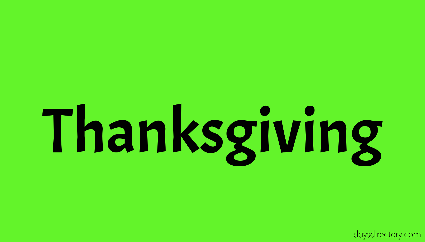 Thanksgiving