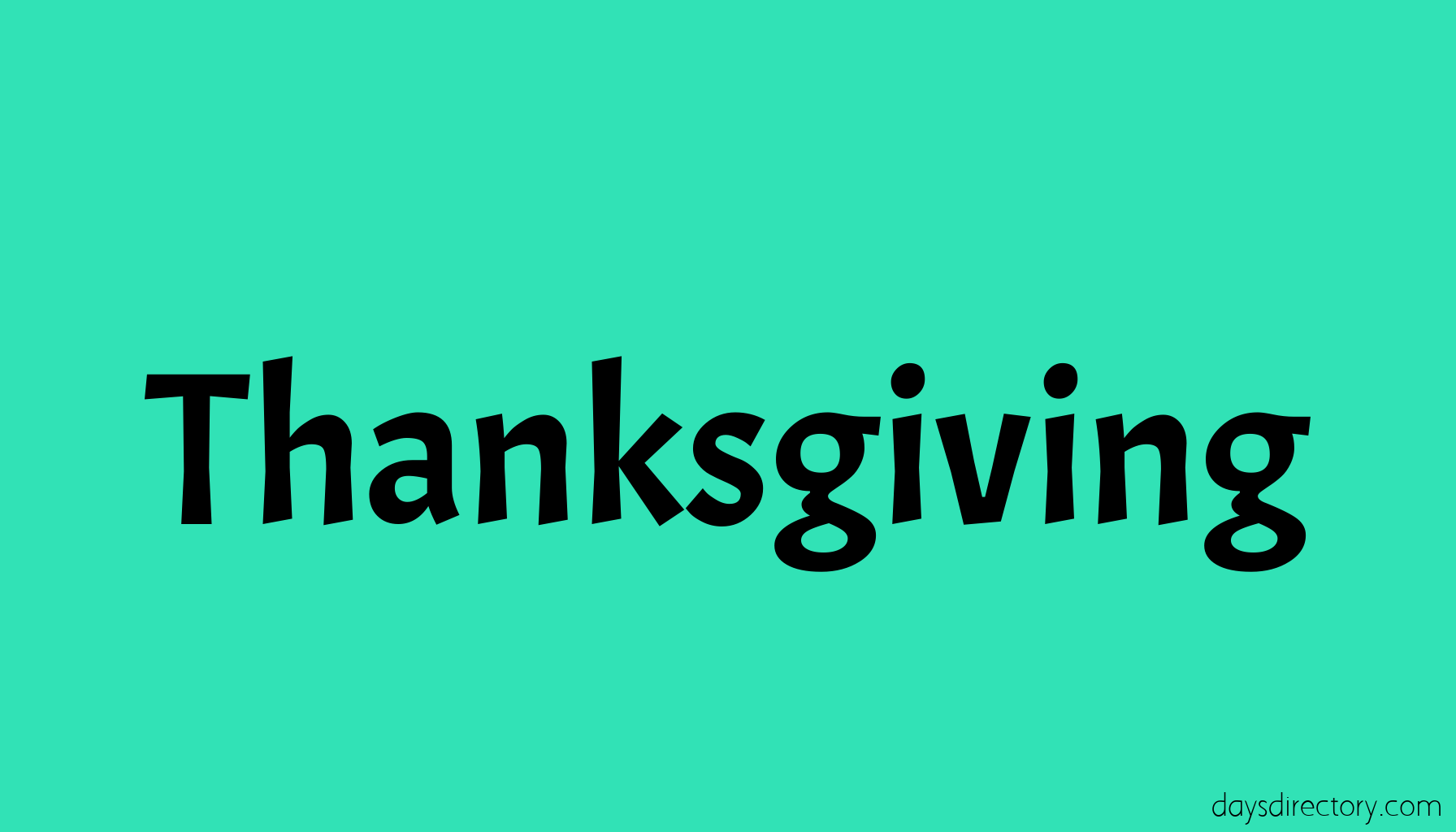 Thanksgiving
