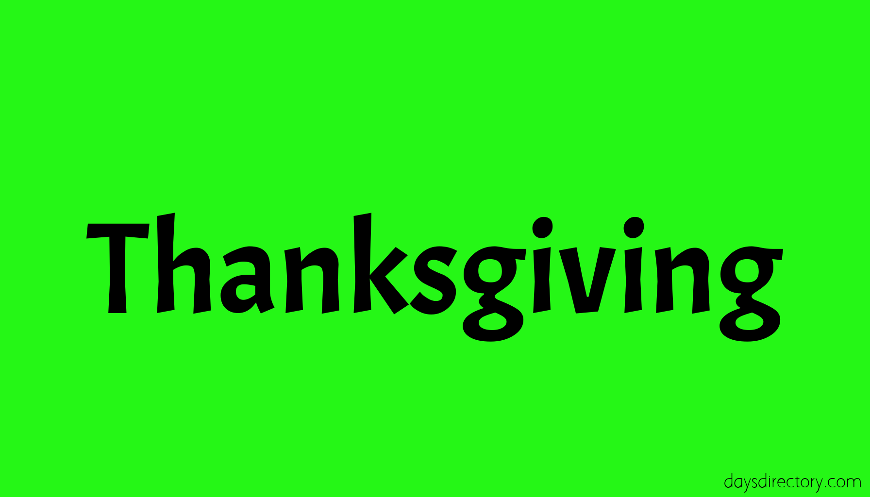 Thanksgiving