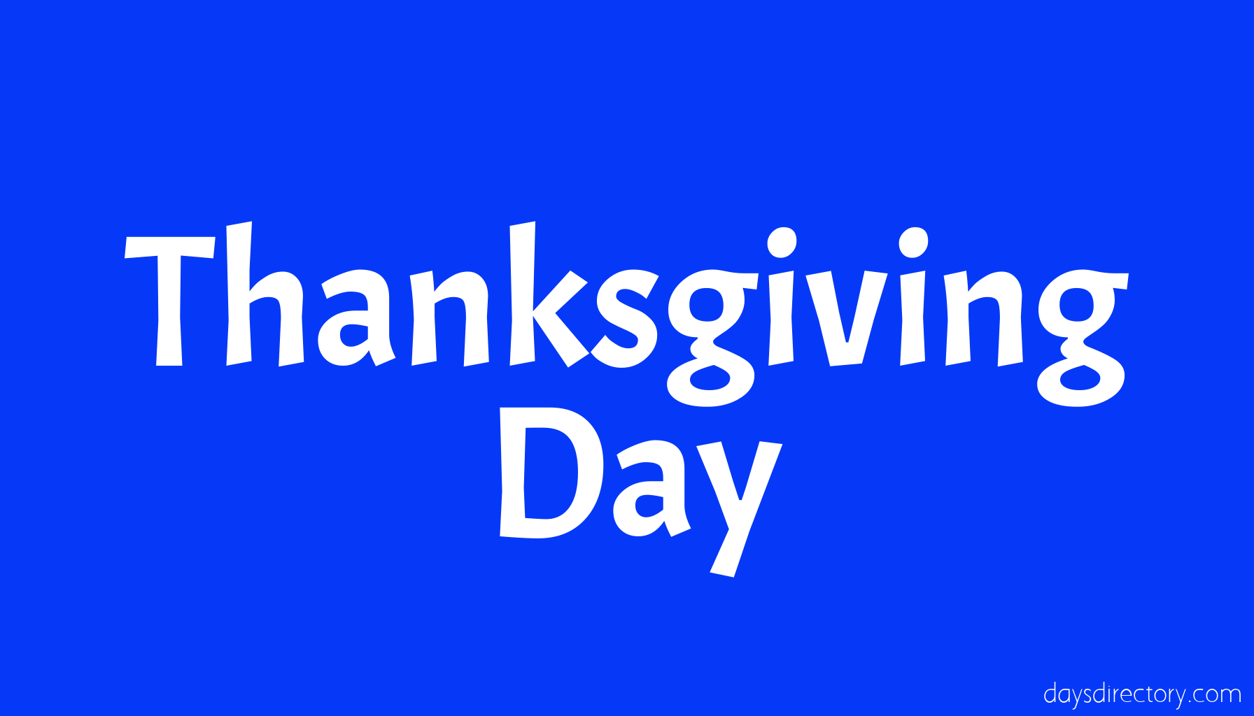 Thanksgiving Day