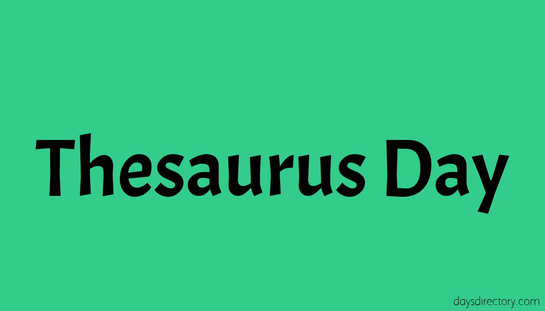 Thesaurus Day