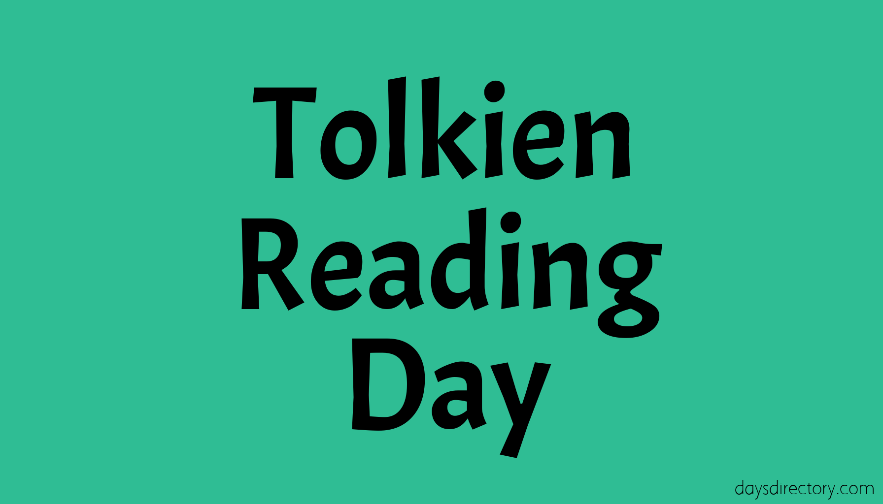 Tolkien Reading Day