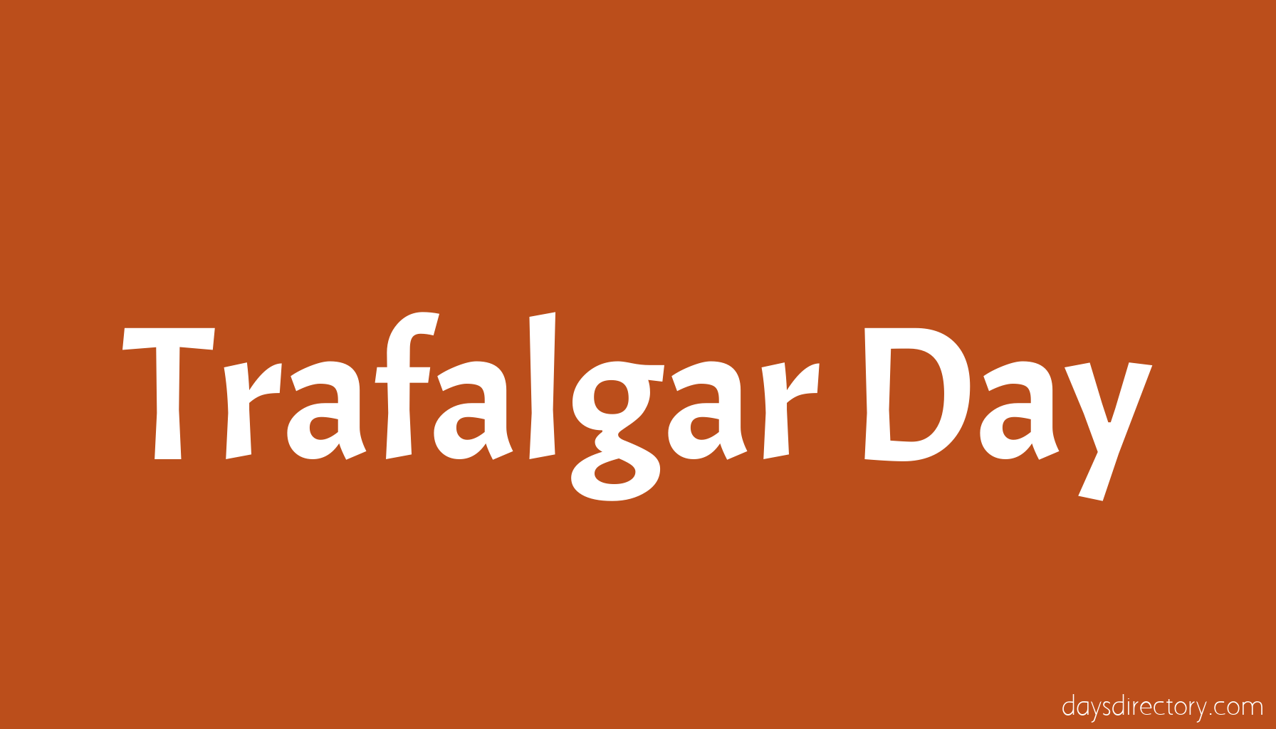 Trafalgar Day