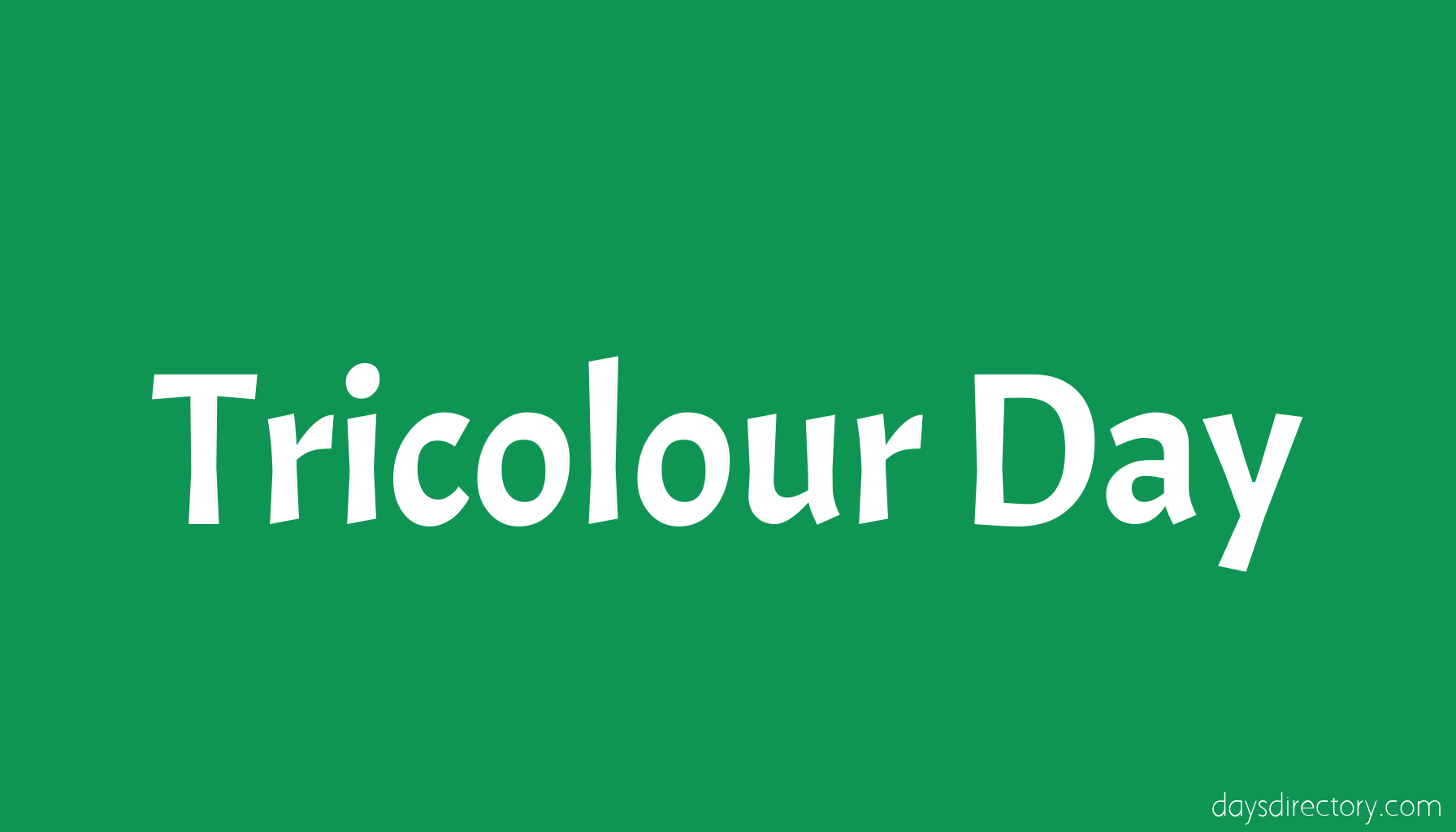 Tricolour Day
