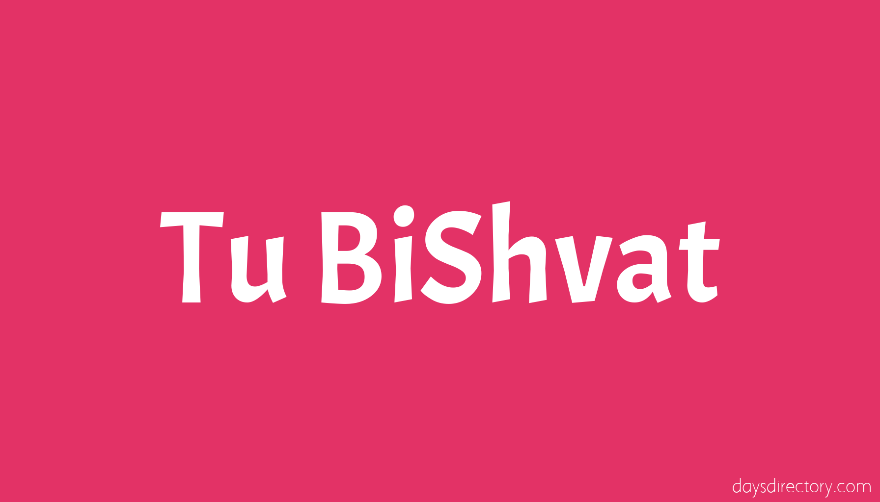 Tu BiShvat
