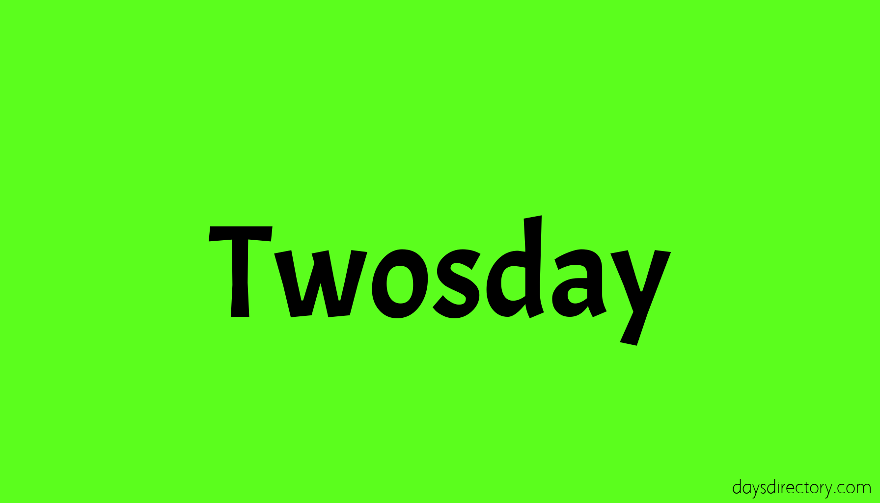 Twosday