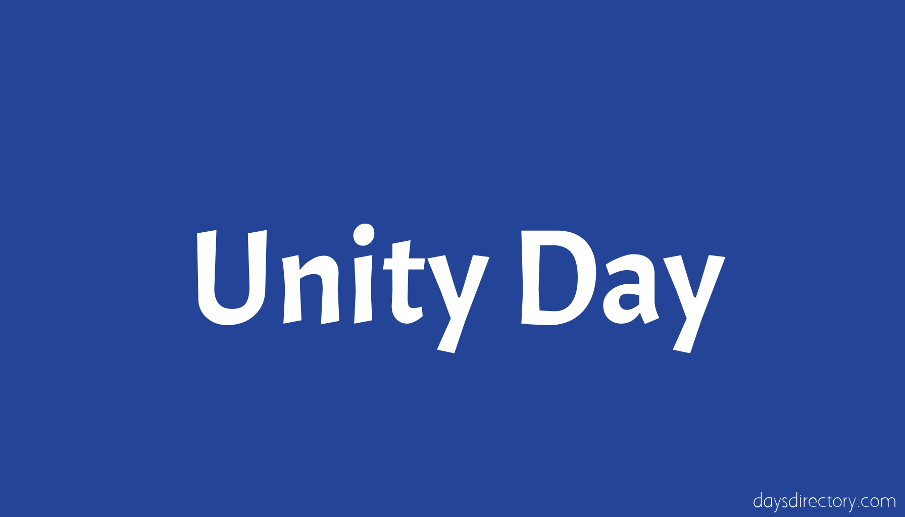 Unity Day