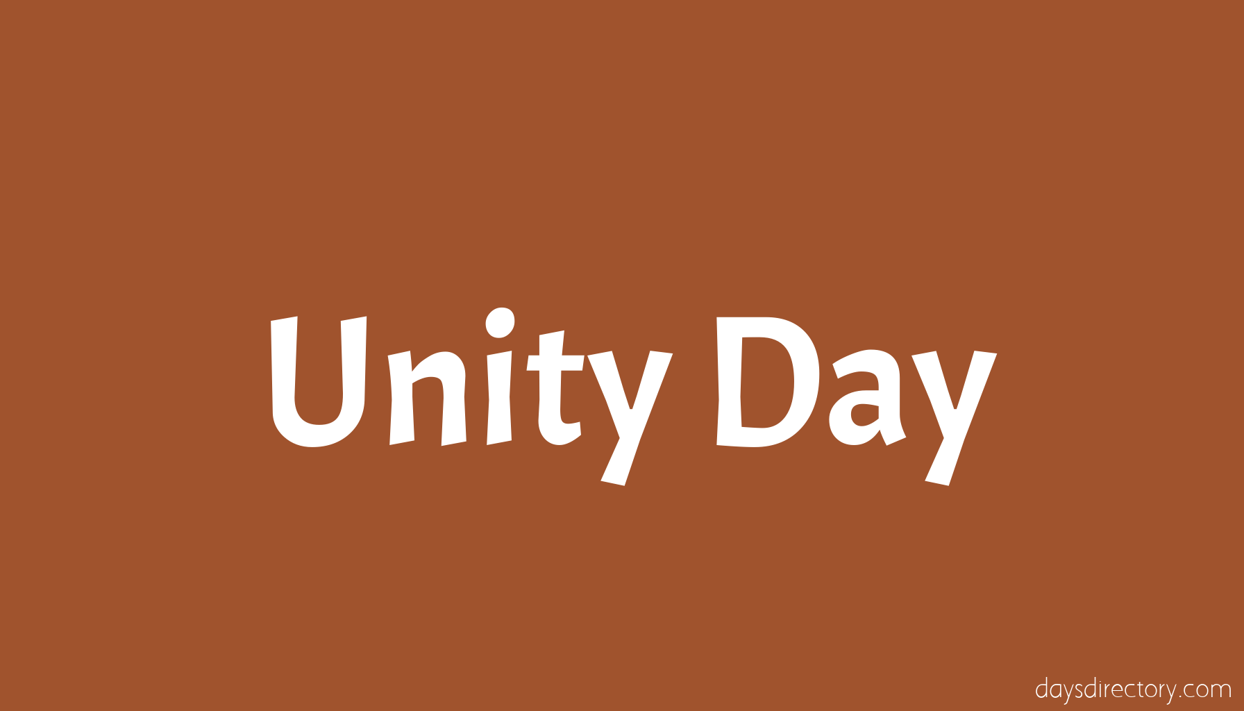 Unity Day