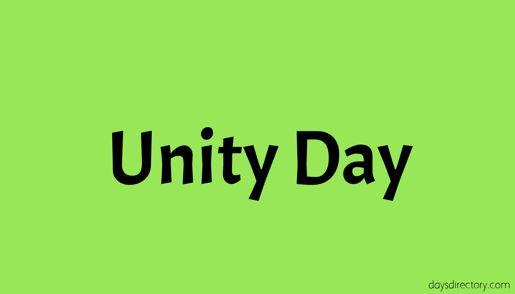 Unity Day