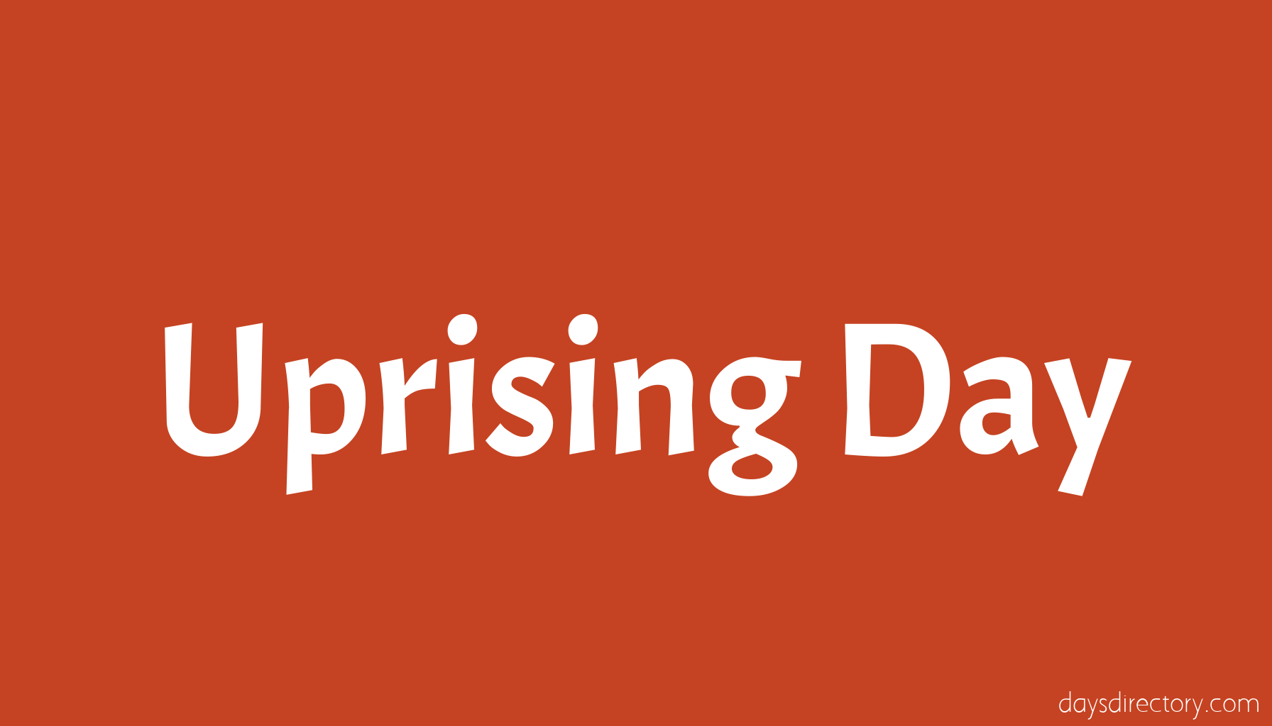 Uprising Day