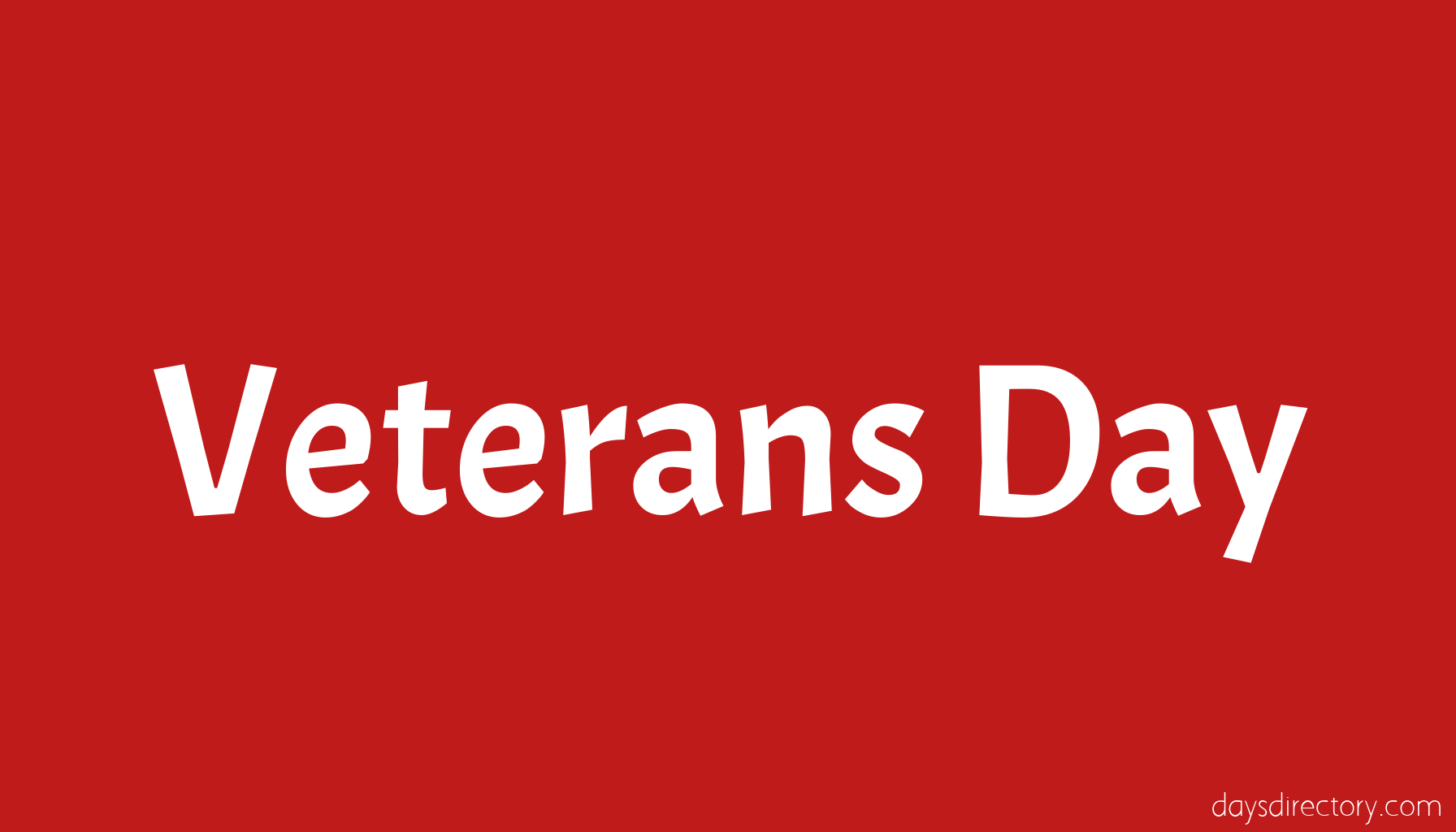 Veterans Day