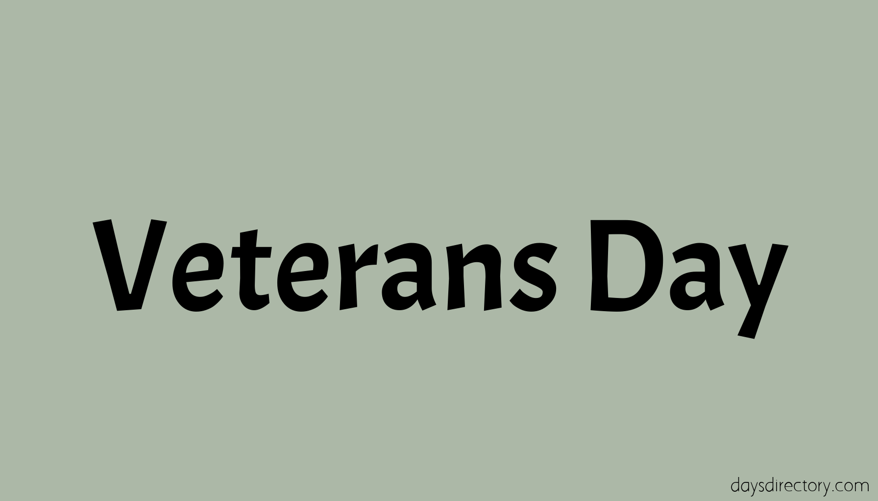Veterans Day