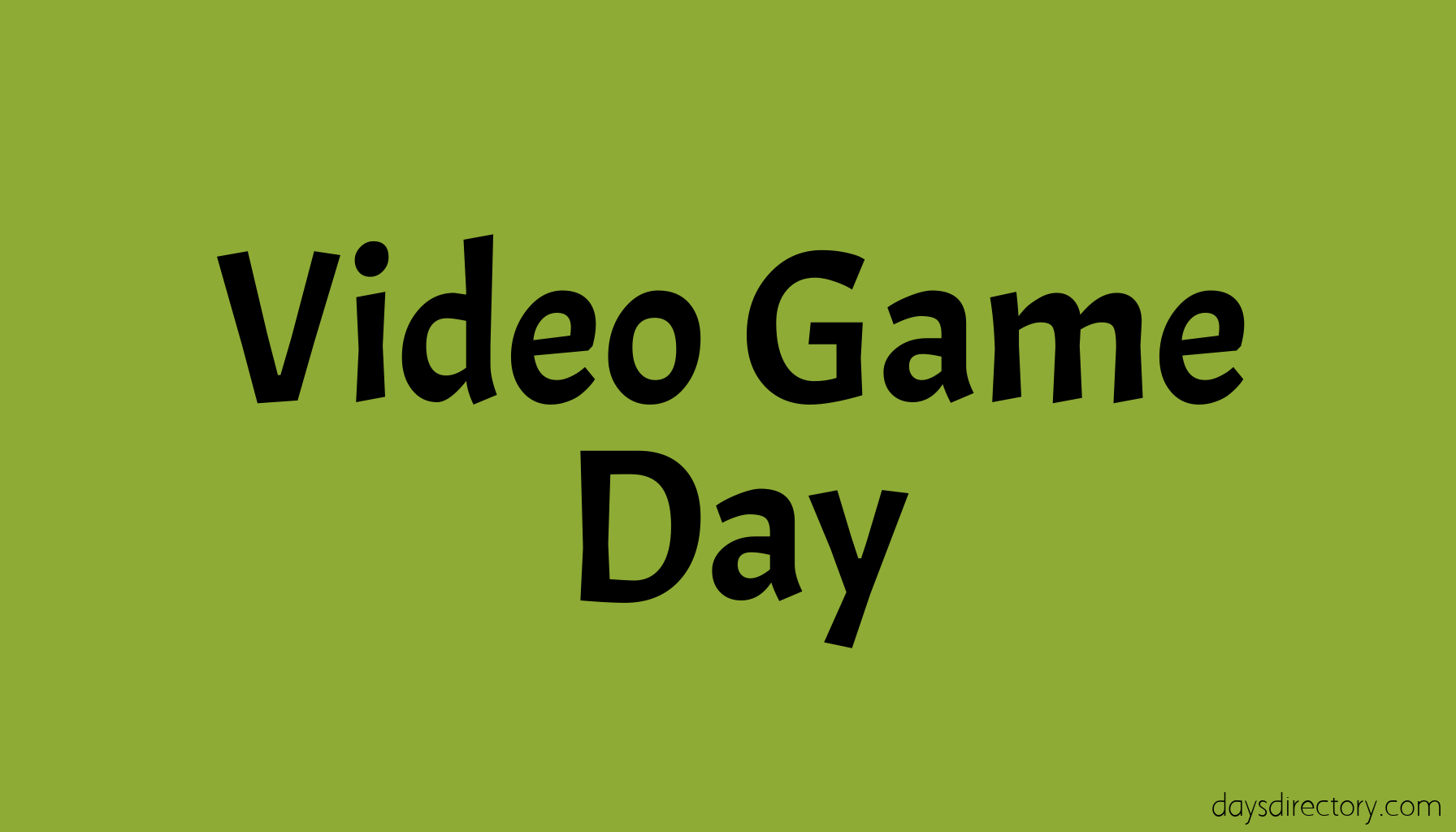 Video Game Day