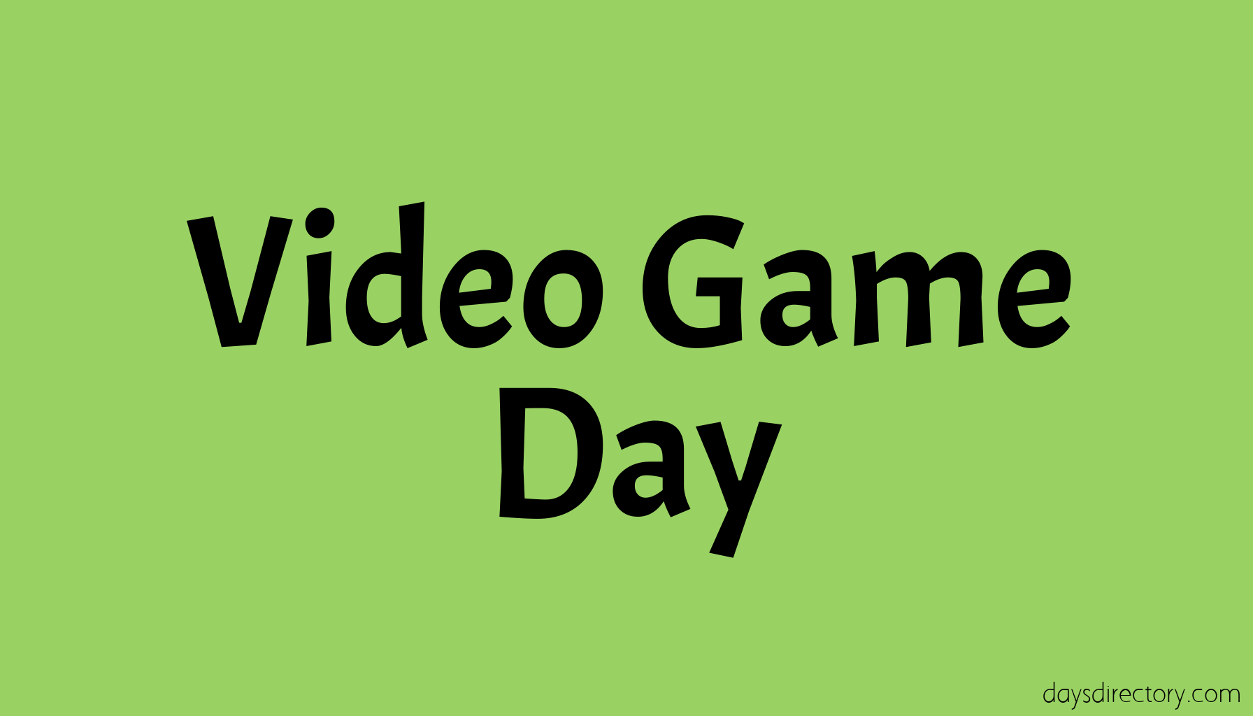 Video Game Day