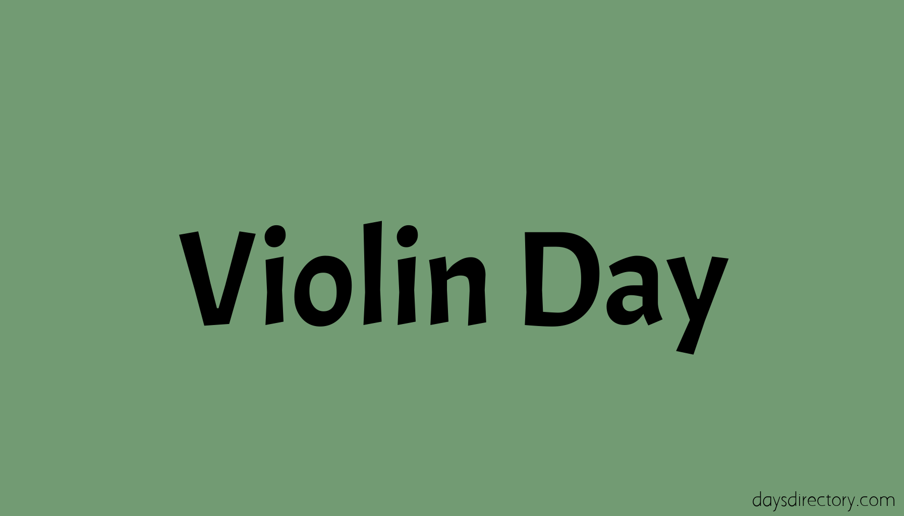 Violin Day