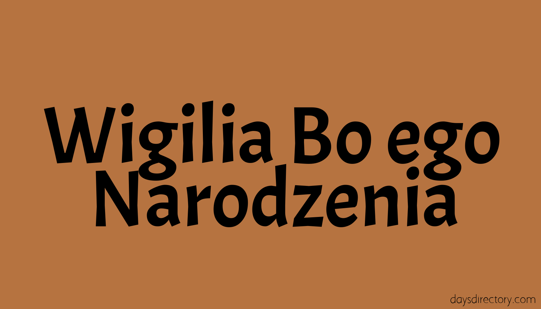 Wigilia Bo?ego Narodzenia