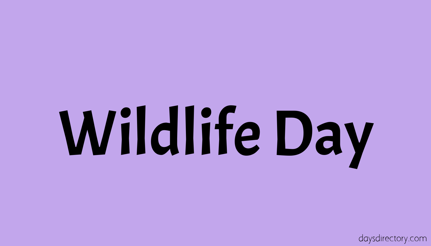 Wildlife Day