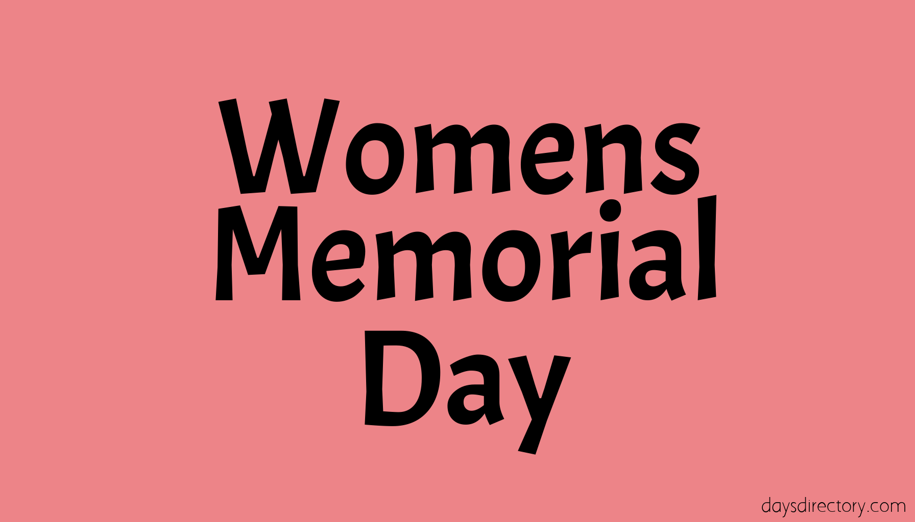 Womens Memorial Day