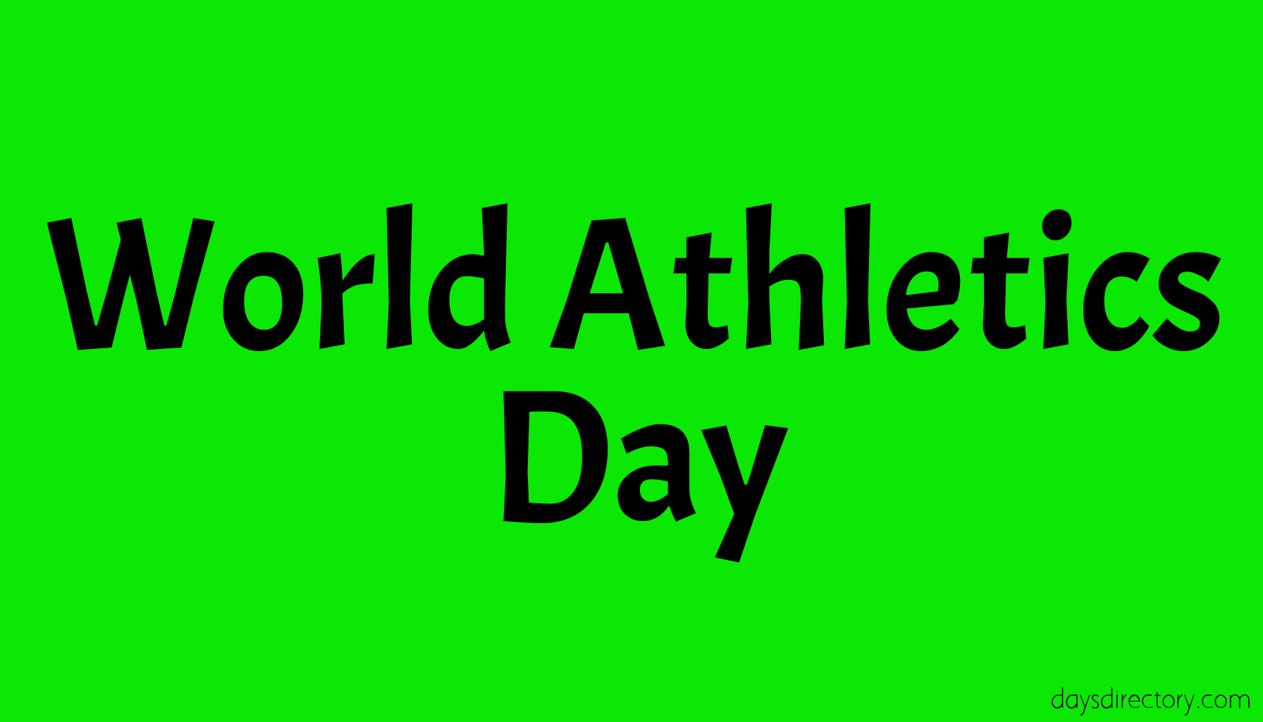 World Athletics Day